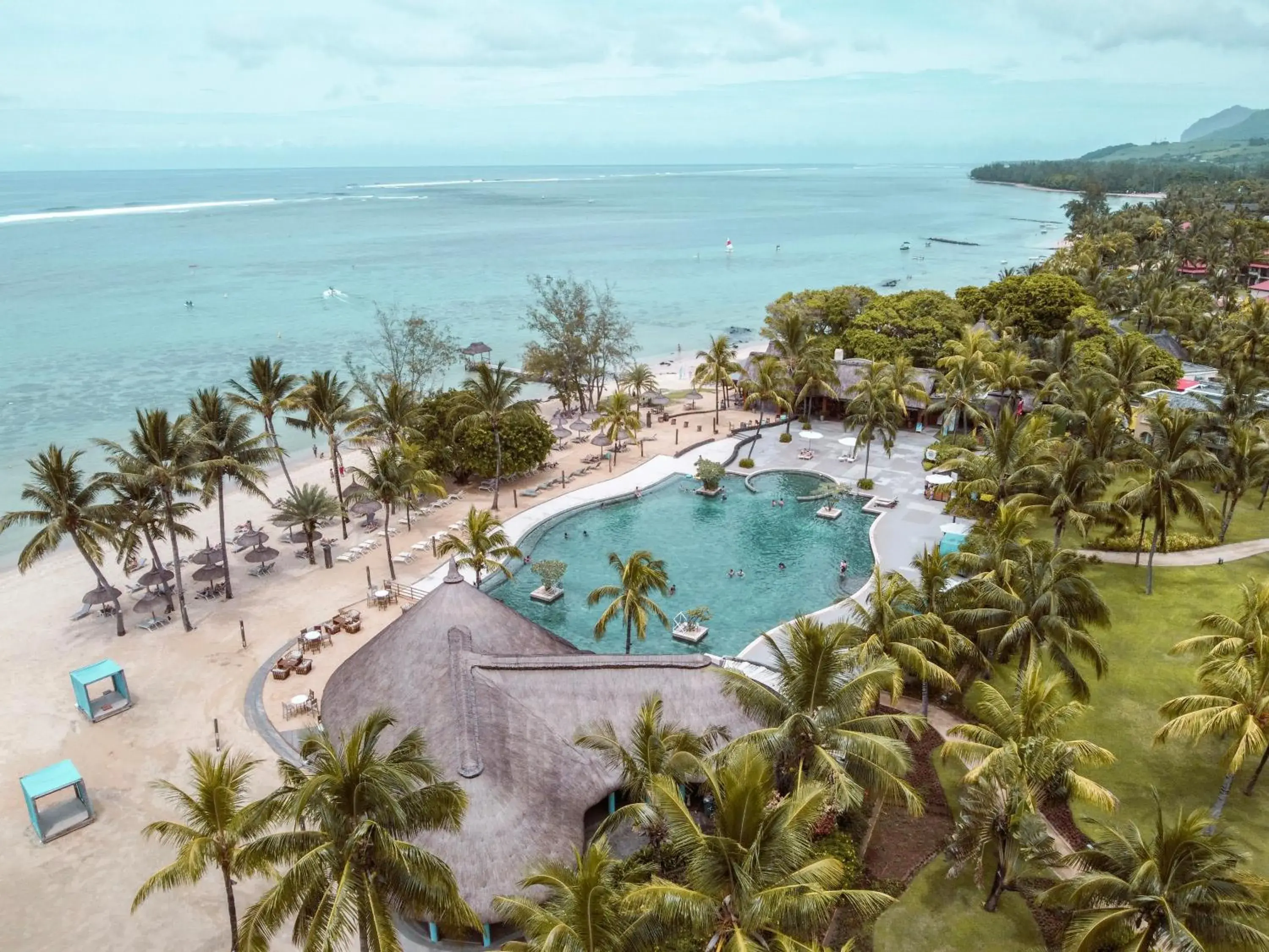 Bird's eye view in Outrigger Mauritius Beach Resort Bird's eye view in Outrigger Mauritius Beach Resort