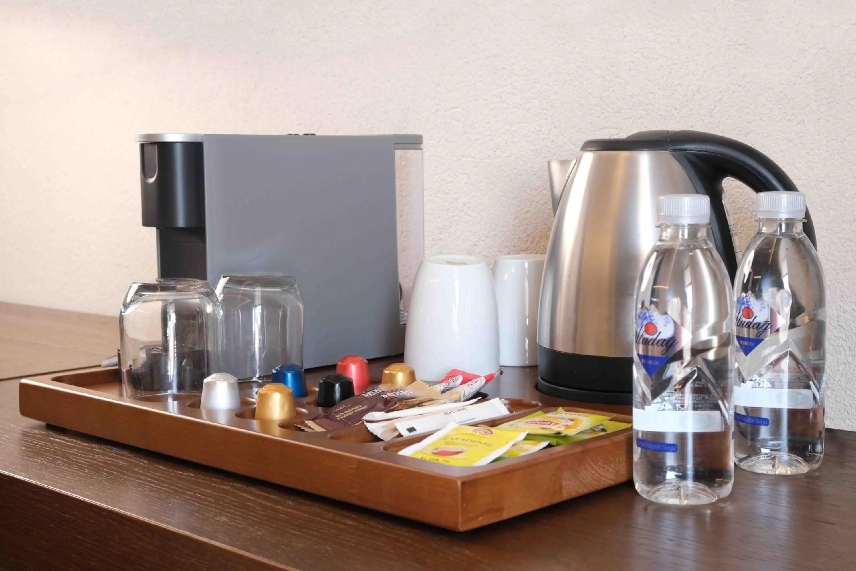 Coffee/tea facilities in Phellos Suites Boutique Hotel