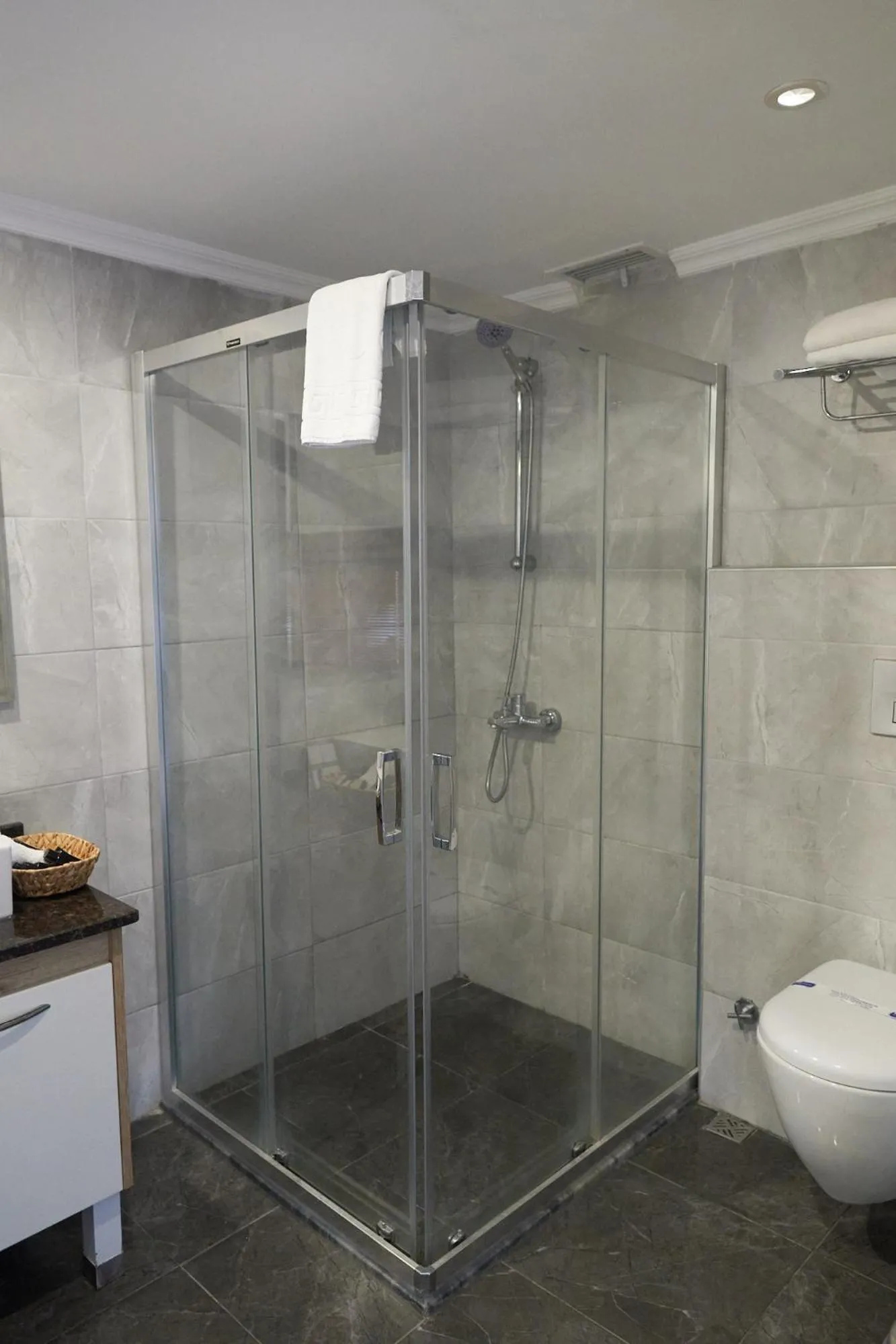 Shower in Phellos Suites Boutique Hotel