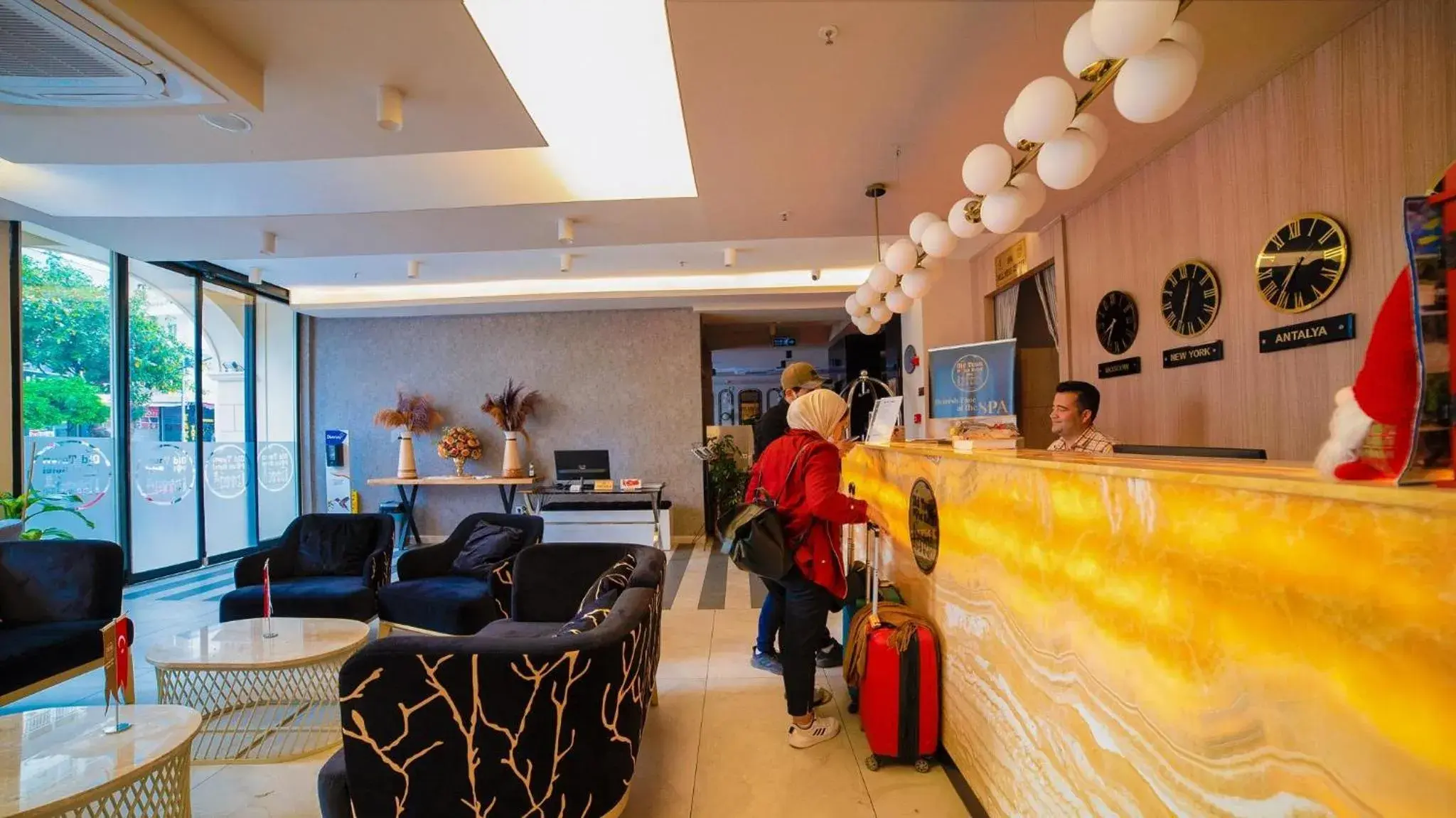 Lounge or bar in Old Town Point Hotel & Spa Antalya Lounge or bar in Old Town Point Hotel & Spa Antalya