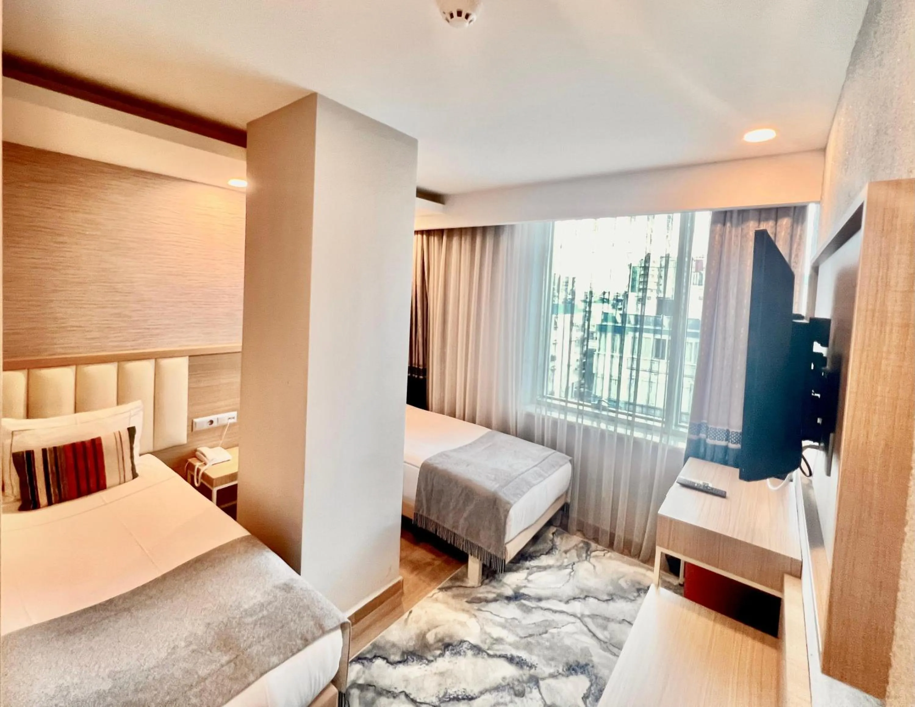 View (from property/room), Bed in Old Town Point Hotel & Spa Antalya