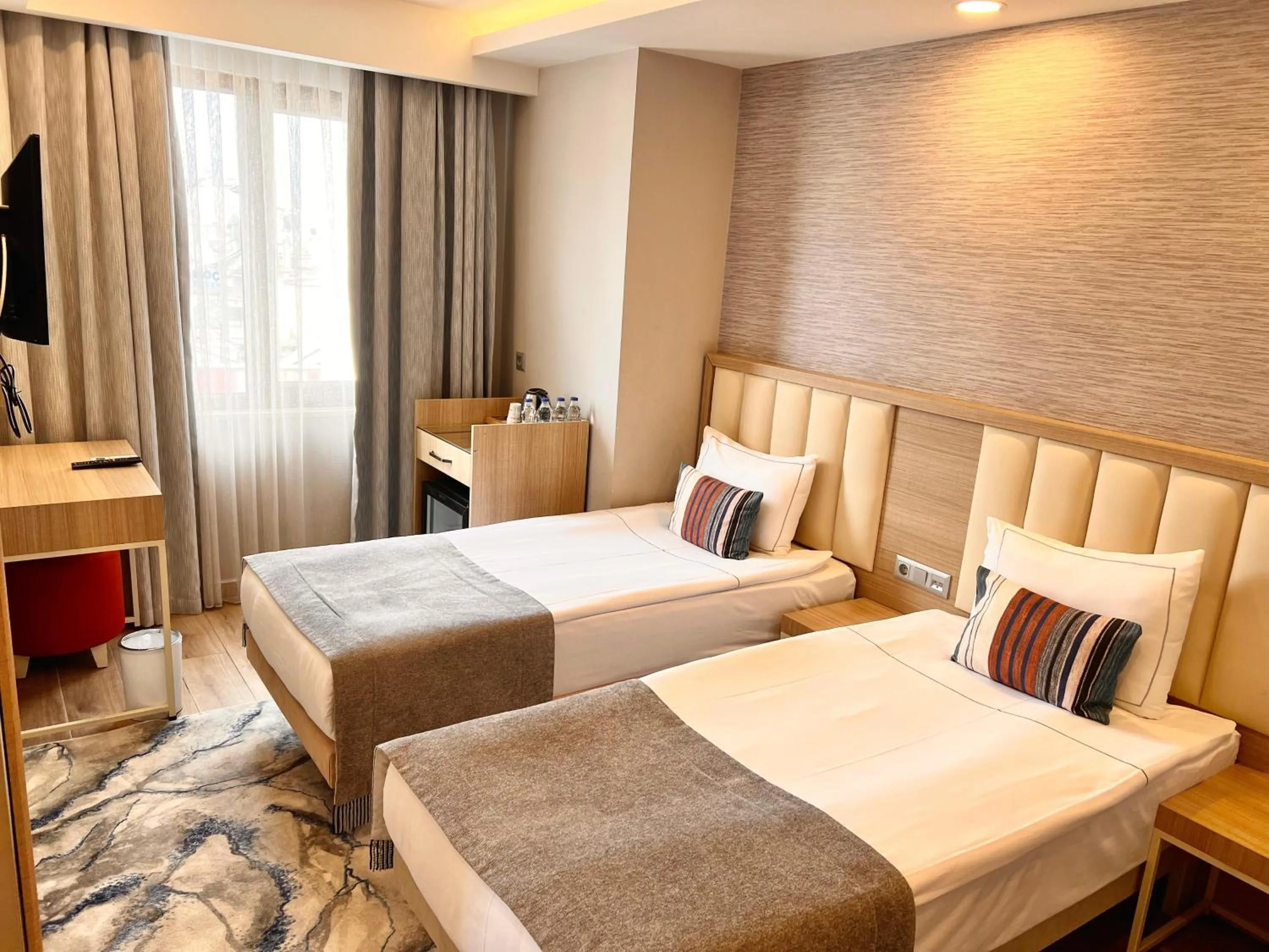 View (from property/room), Bed in Old Town Point Hotel & Spa Antalya