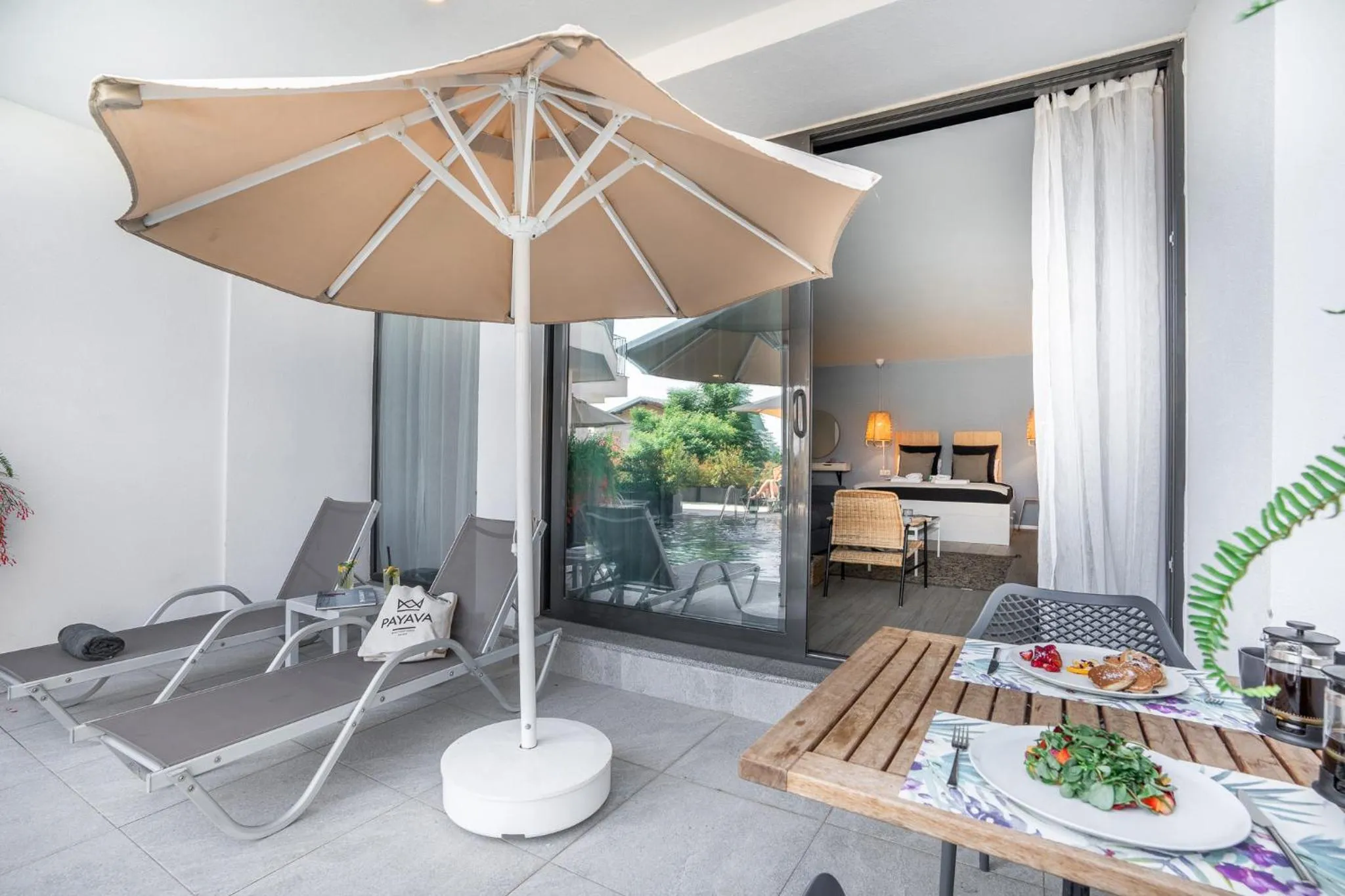 Balcony/Terrace in Payava Hotel by True Blue