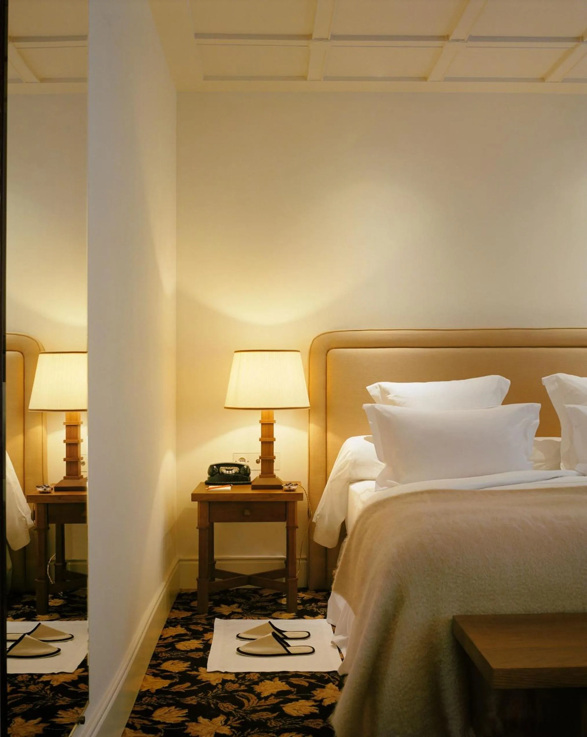 Decorative detail, Bed in Château Voltaire