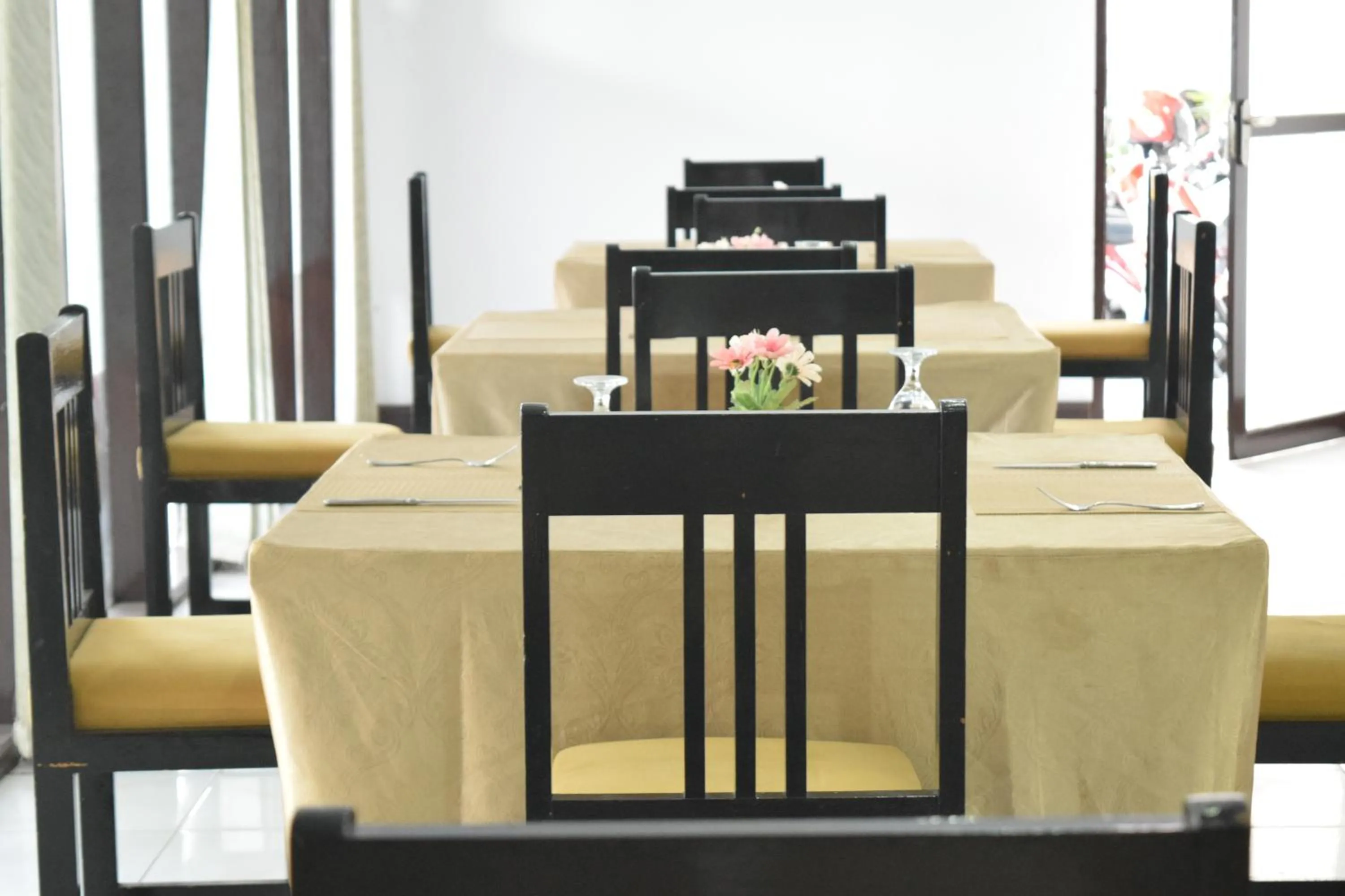Dining area in Jambura Inn
