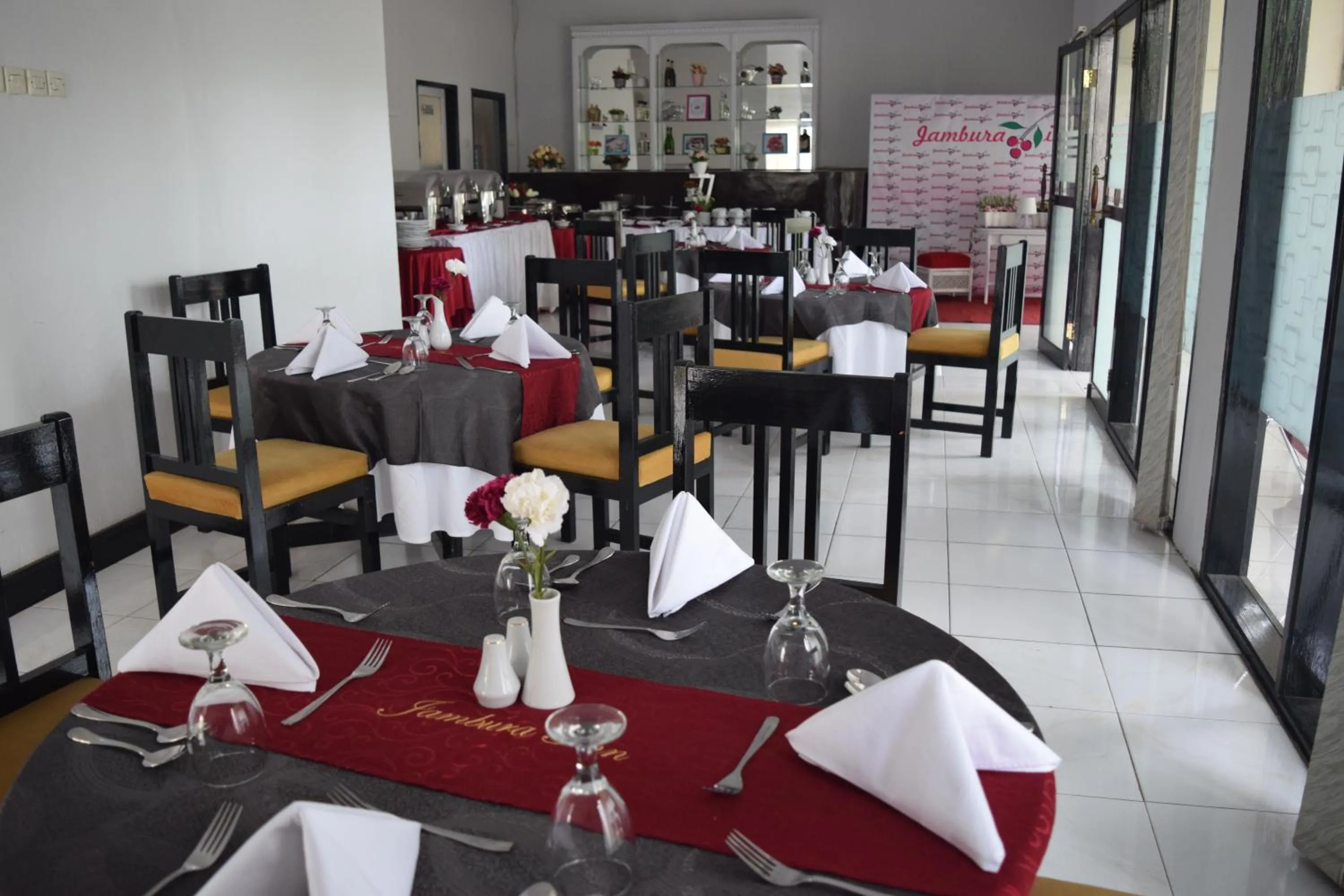 Dining area in Jambura Inn