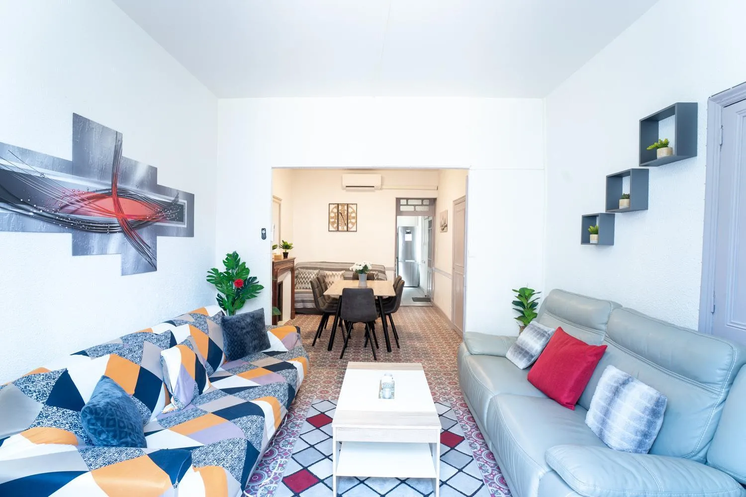 Living room in Appartement Les Halles , Climatisation, Terrasse, Garage