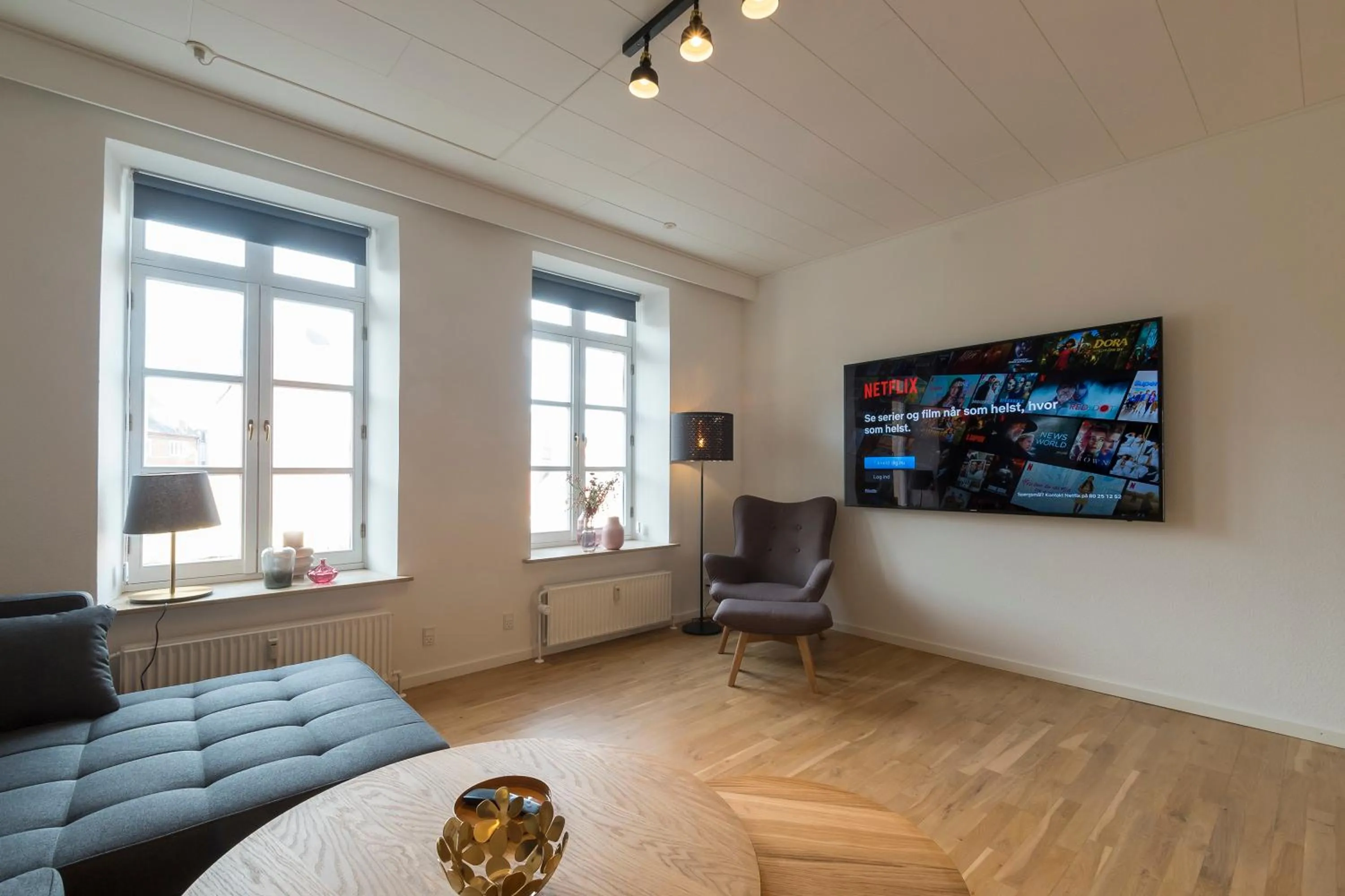 Living room in City Center Penthouse