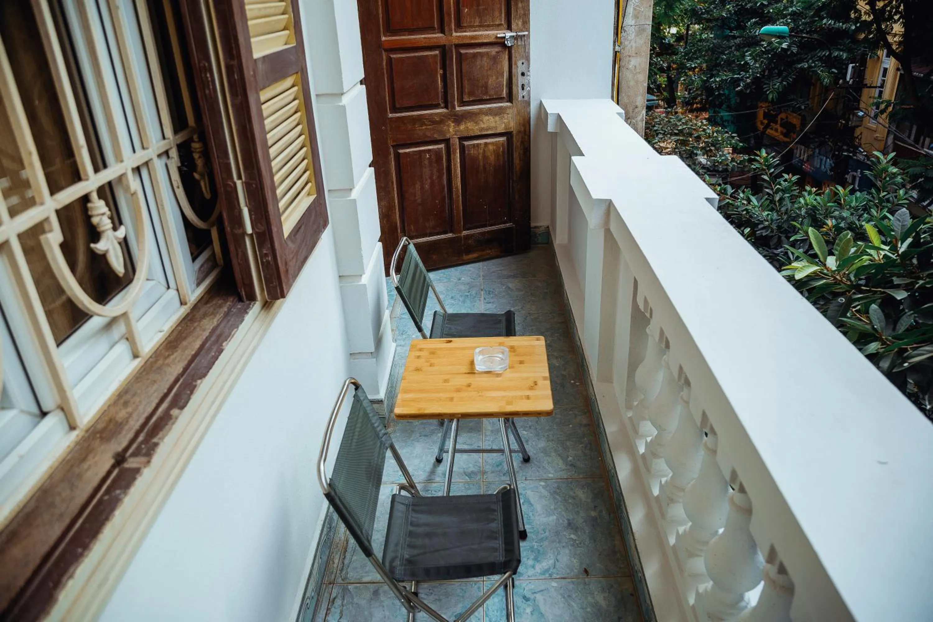 Balcony/Terrace in Hanoi City Backpackers Hostel