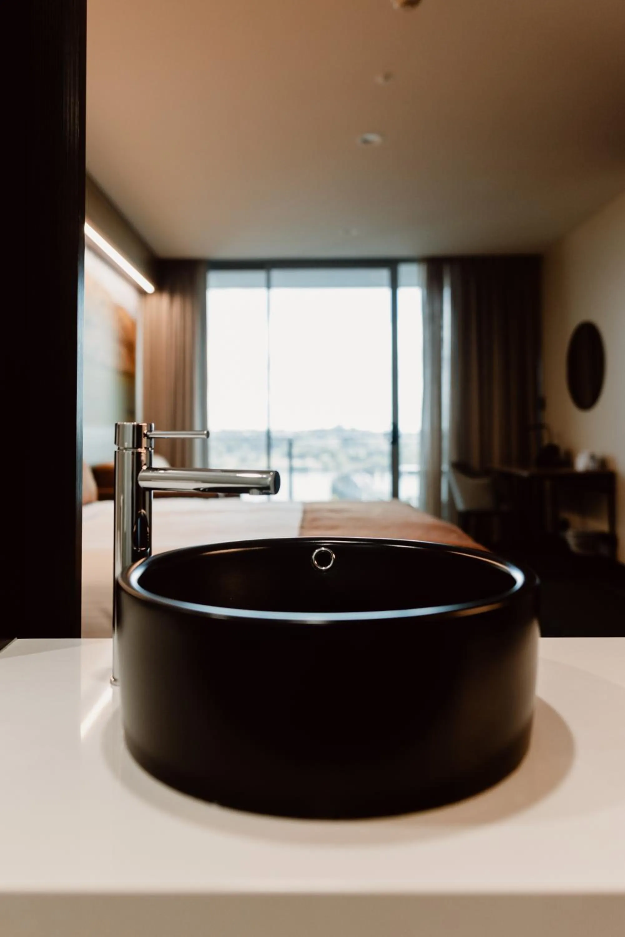 Bathroom in Bridgeport Hotel