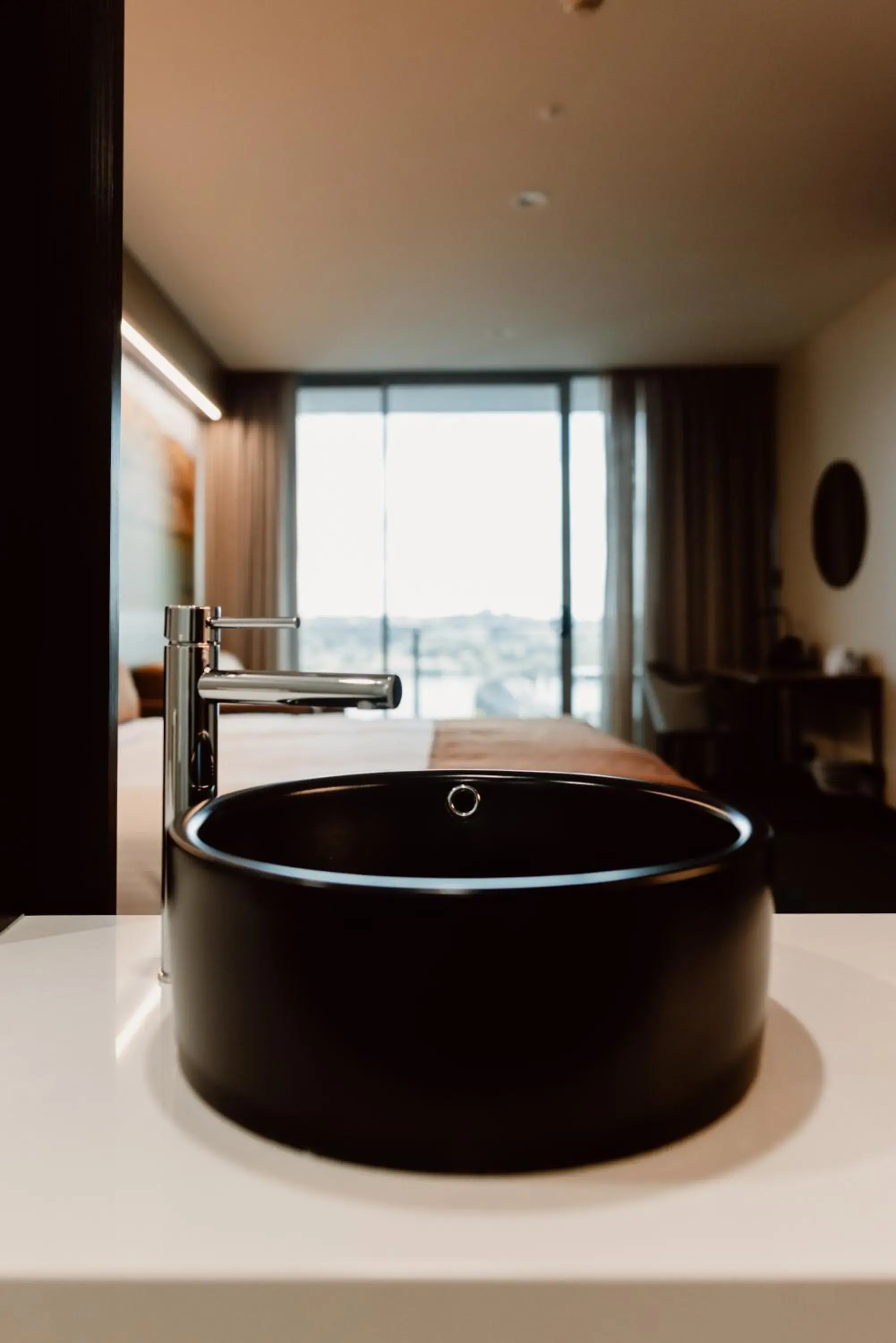 Bathroom in Bridgeport Hotel Bathroom in Bridgeport Hotel