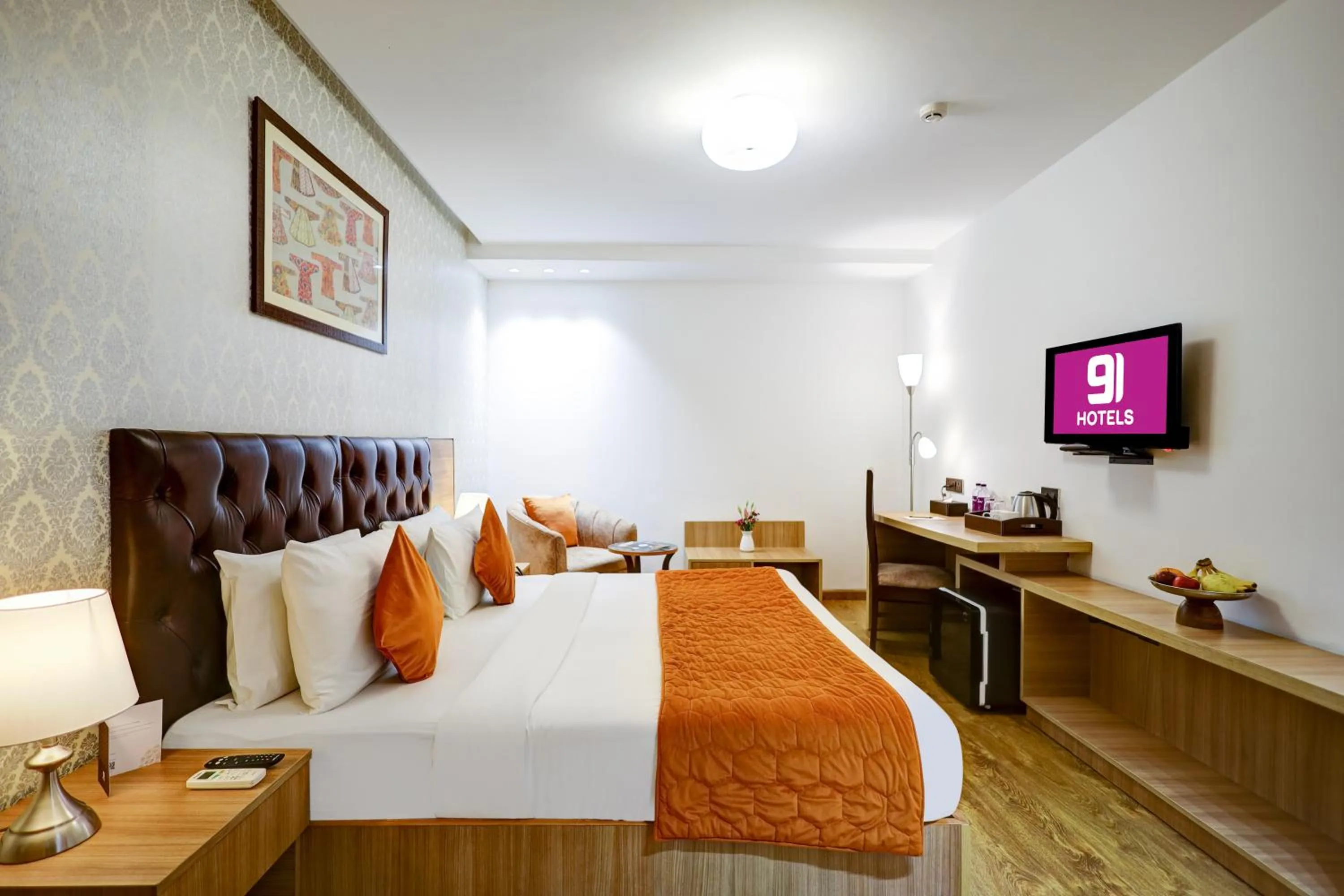 TV and multimedia, Bed in Hotel 91 Huda City Centre