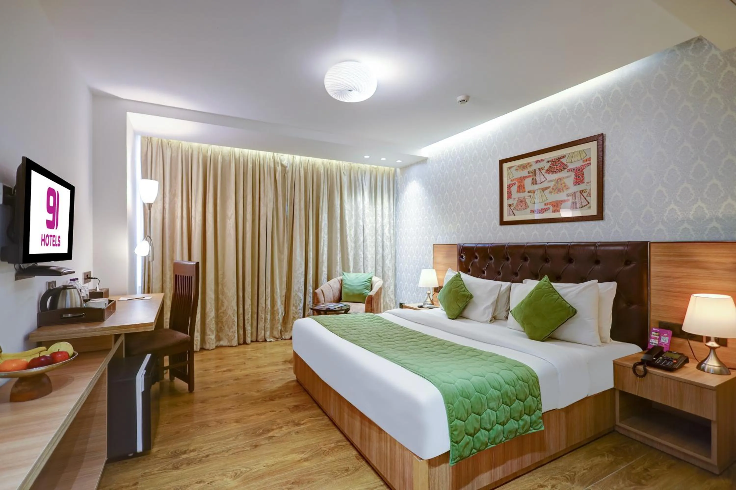 TV and multimedia, Bed in Hotel 91 Huda City Centre