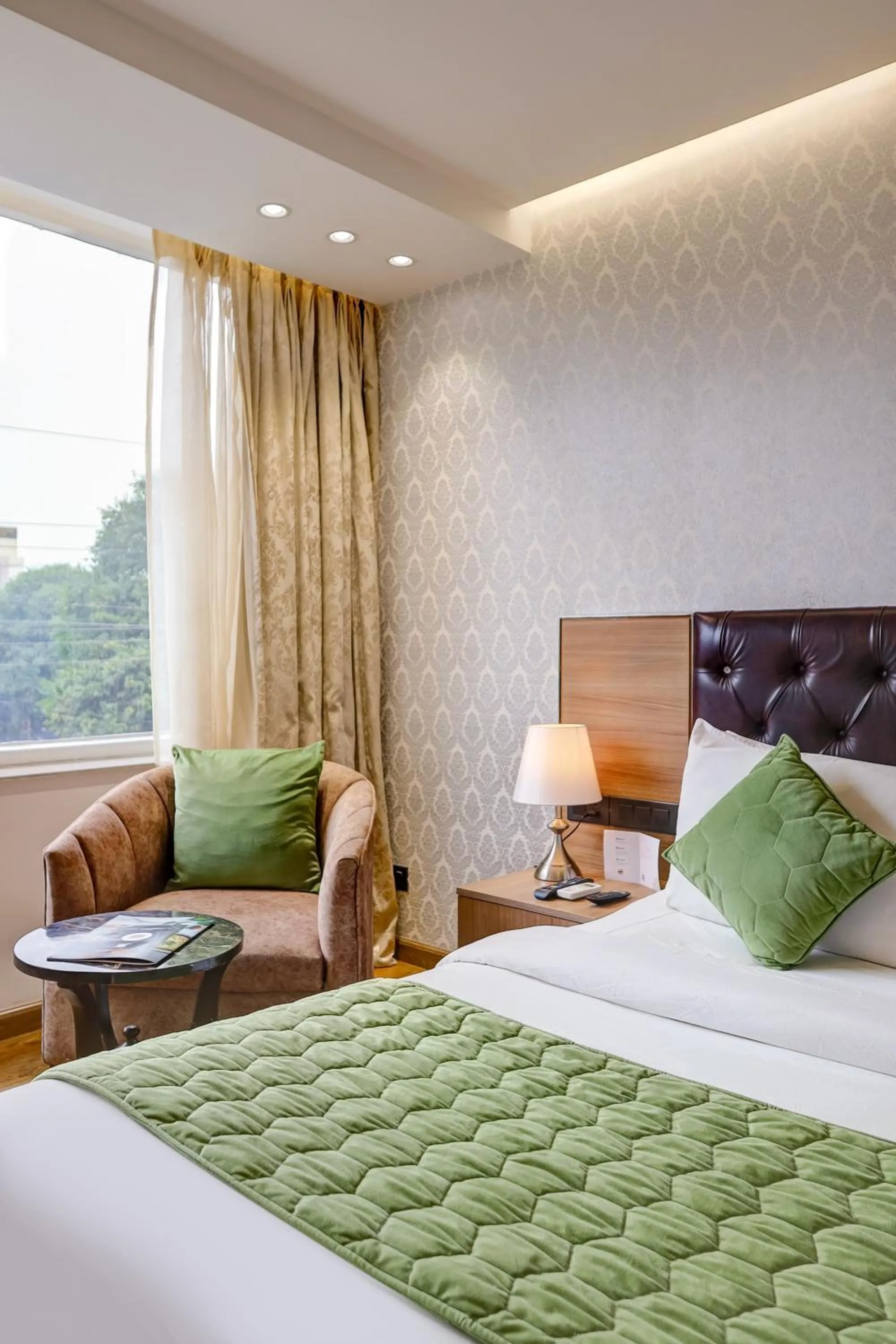 View (from property/room), Bed in Hotel 91 Huda City Centre