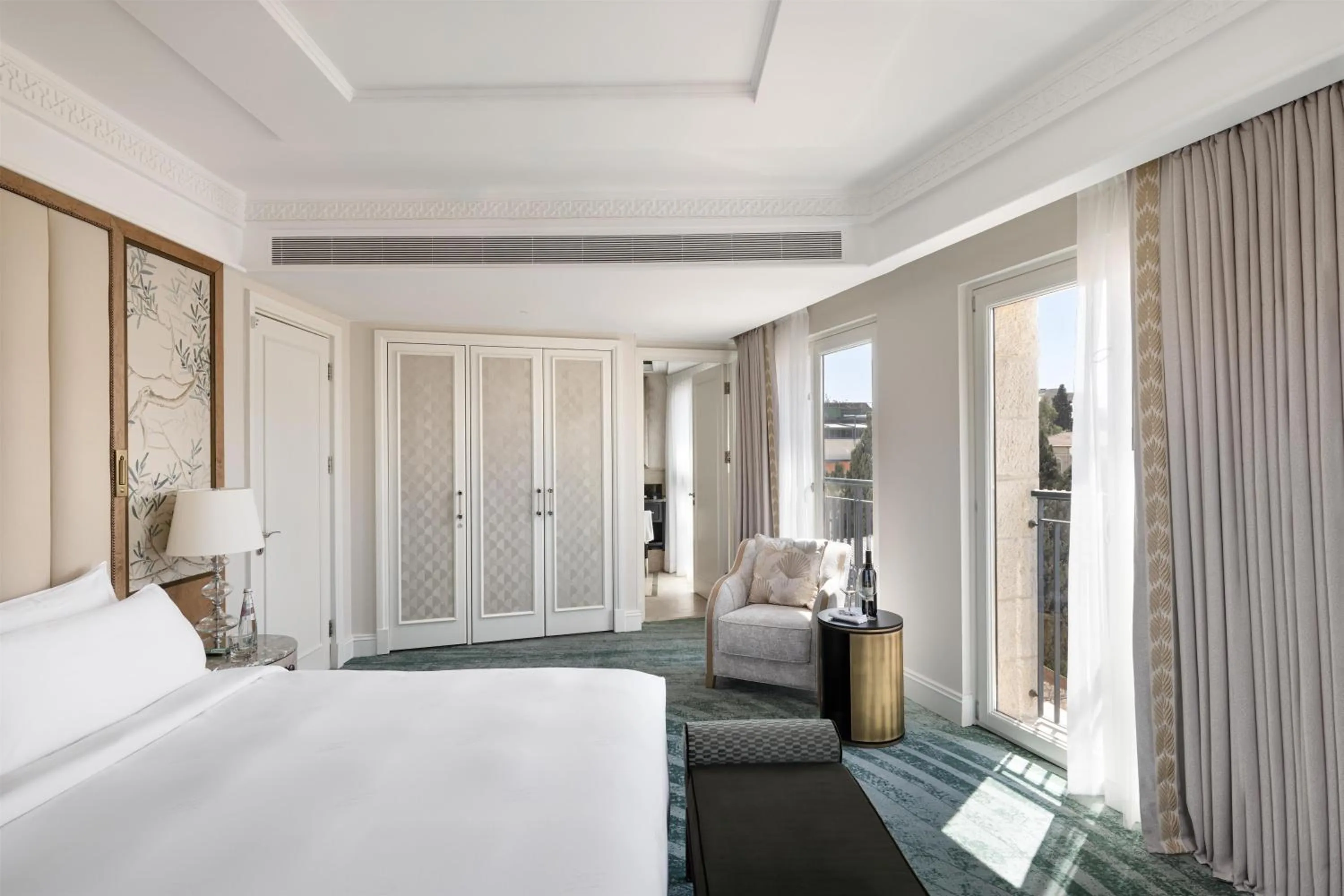 Bed in Waldorf Astoria Jerusalem