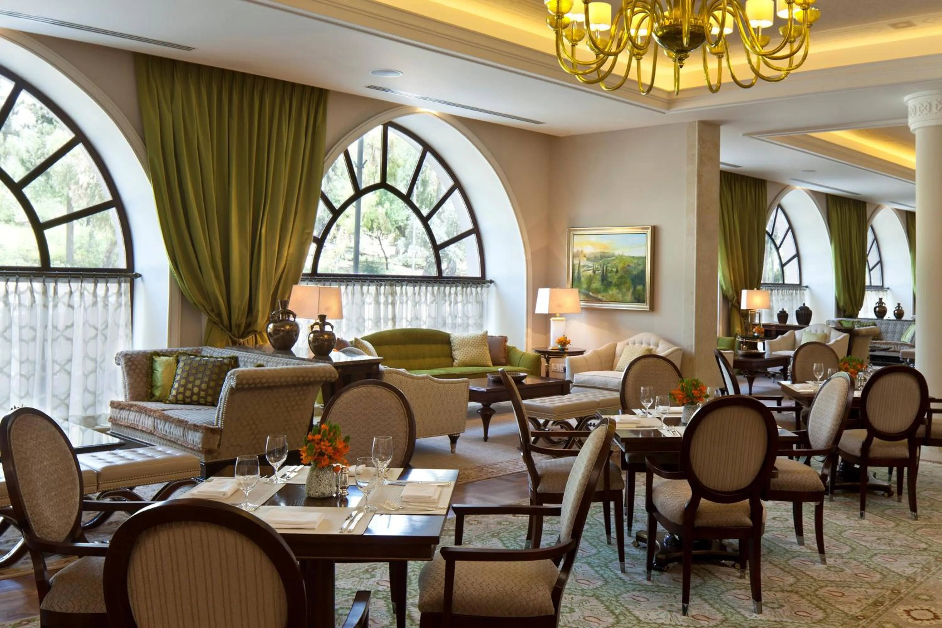 Restaurant/places to eat in Waldorf Astoria Jerusalem