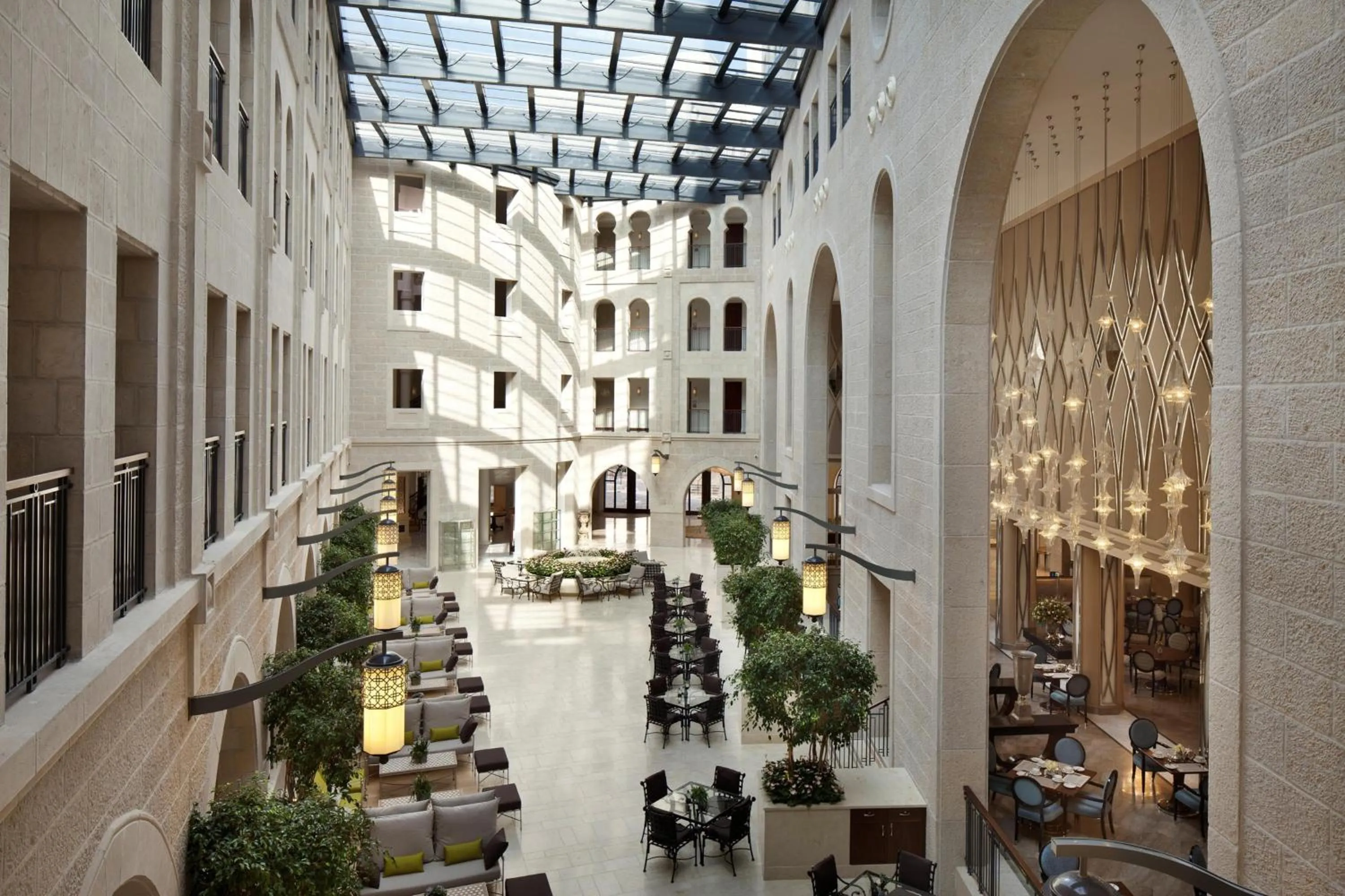 Lobby or reception in Waldorf Astoria Jerusalem