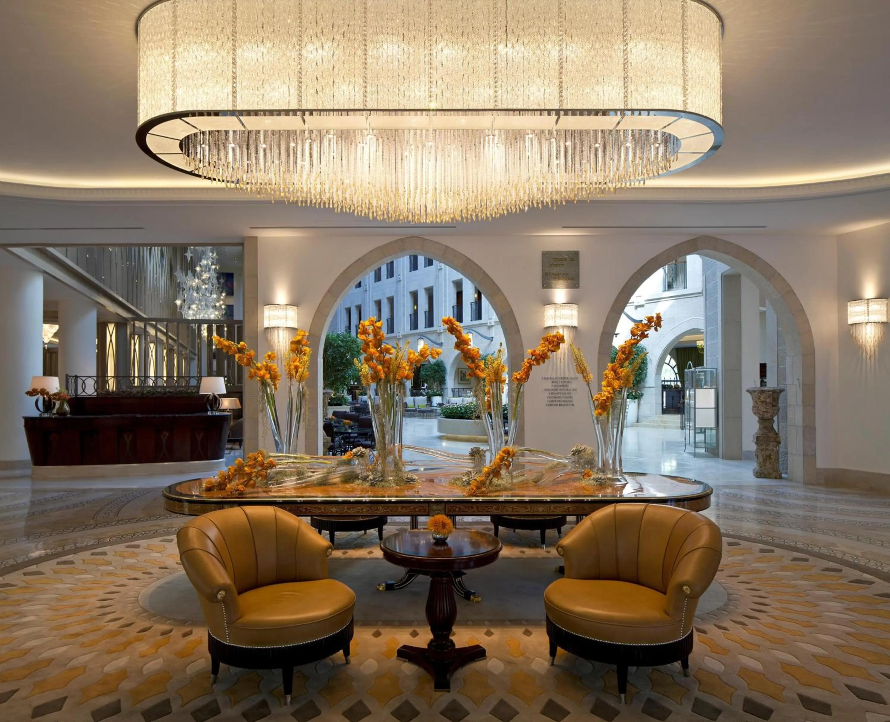 Lobby or reception in Waldorf Astoria Jerusalem