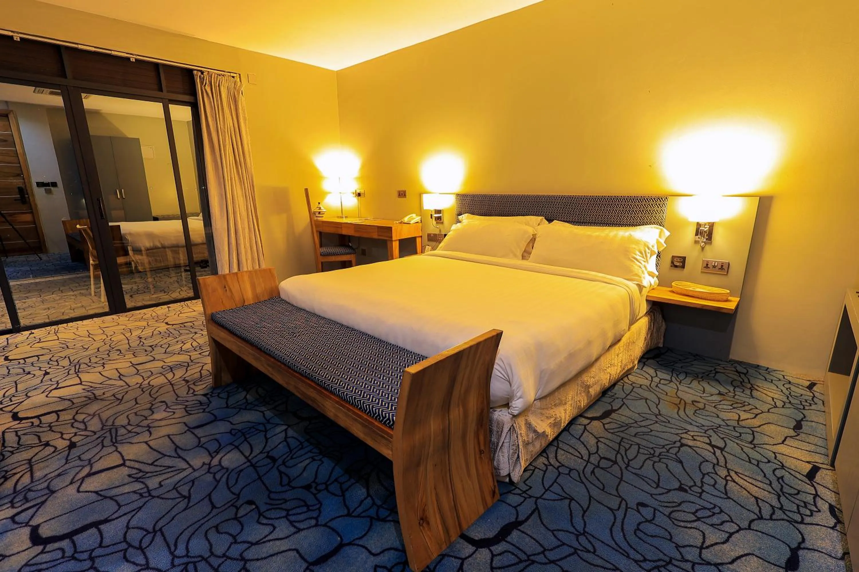 Bed in Aquarius Kigo Resort