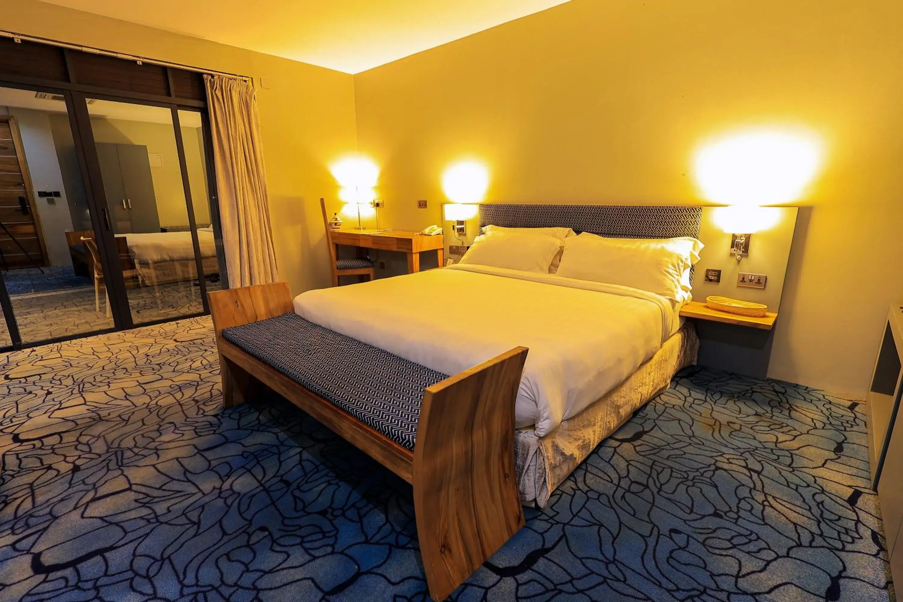 Bed in Aquarius Kigo Resort Bed in Aquarius Kigo Resort