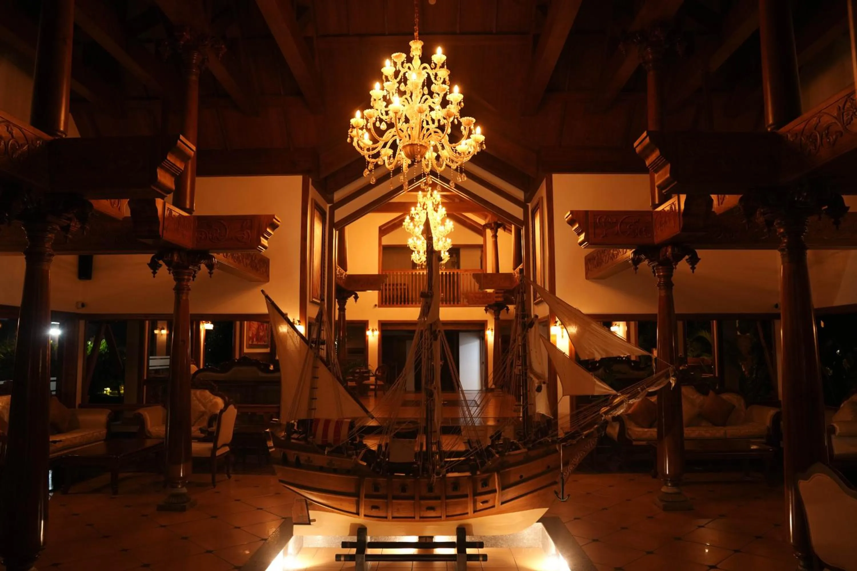 Lobby or reception in Gokulam Grand Resort & Spa, Kumarakom