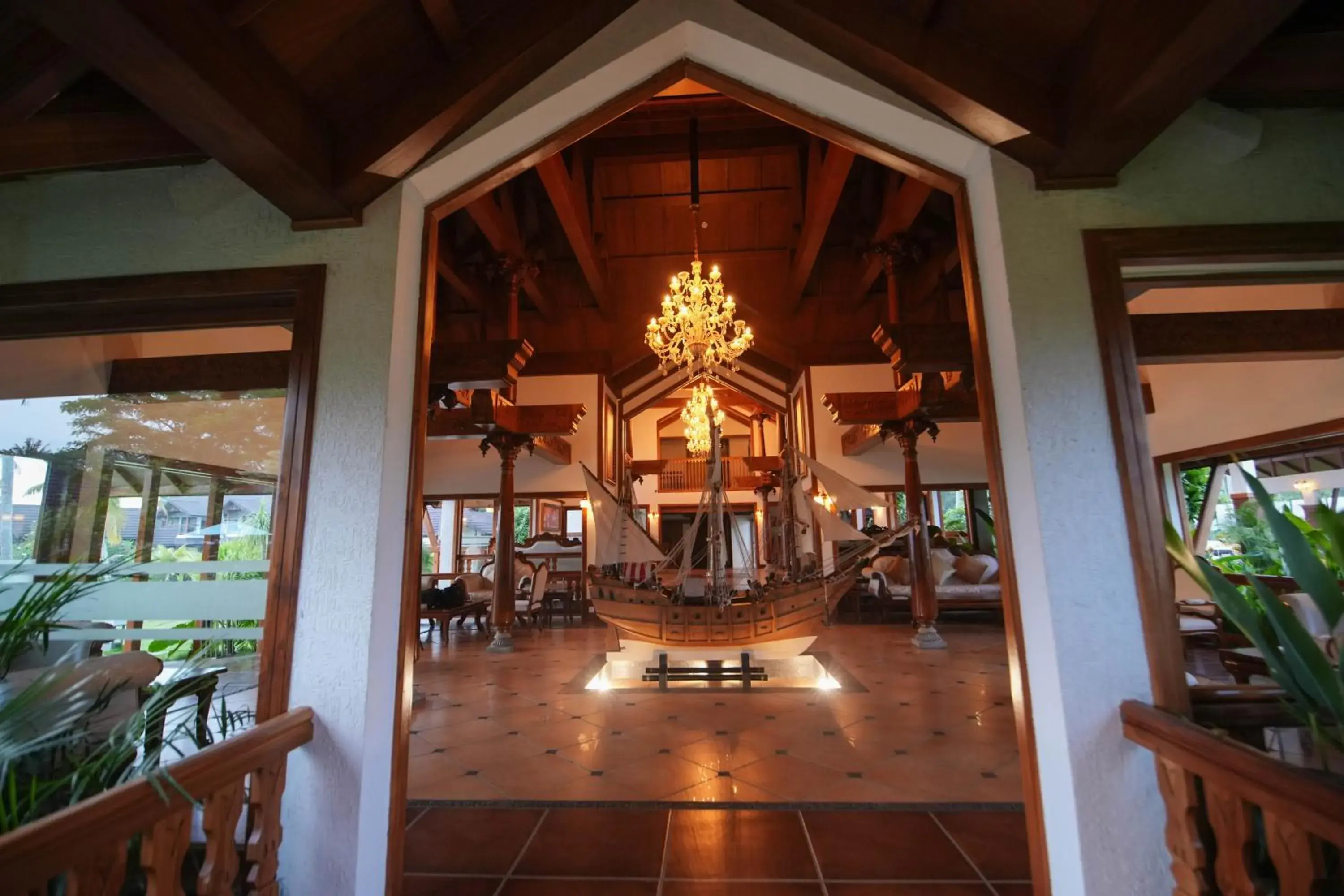 Lobby or reception in Gokulam Grand Resort & Spa, Kumarakom Lobby or reception in Gokulam Grand Resort & Spa, Kumarakom