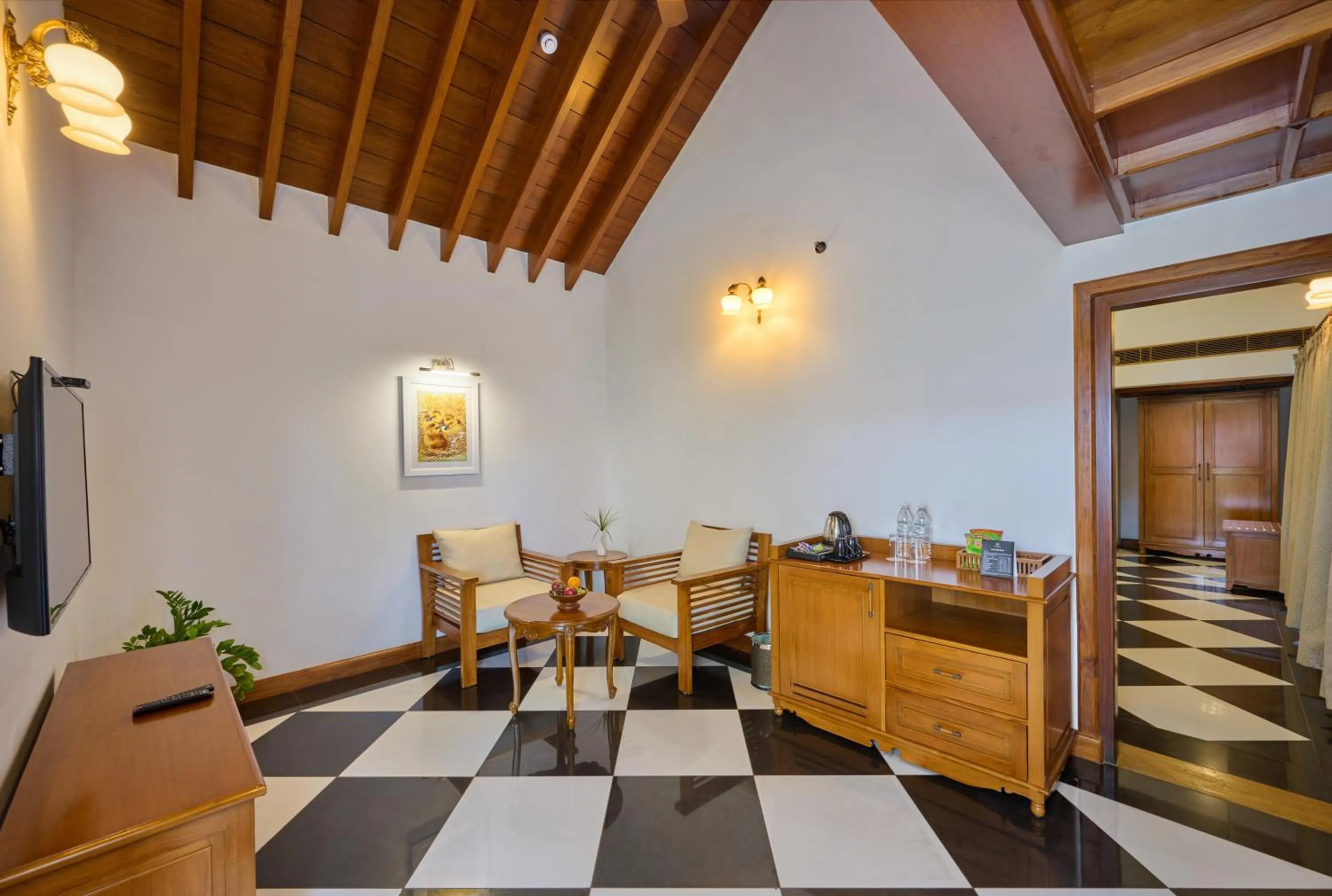 Living room in Gokulam Grand Resort & Spa, Kumarakom