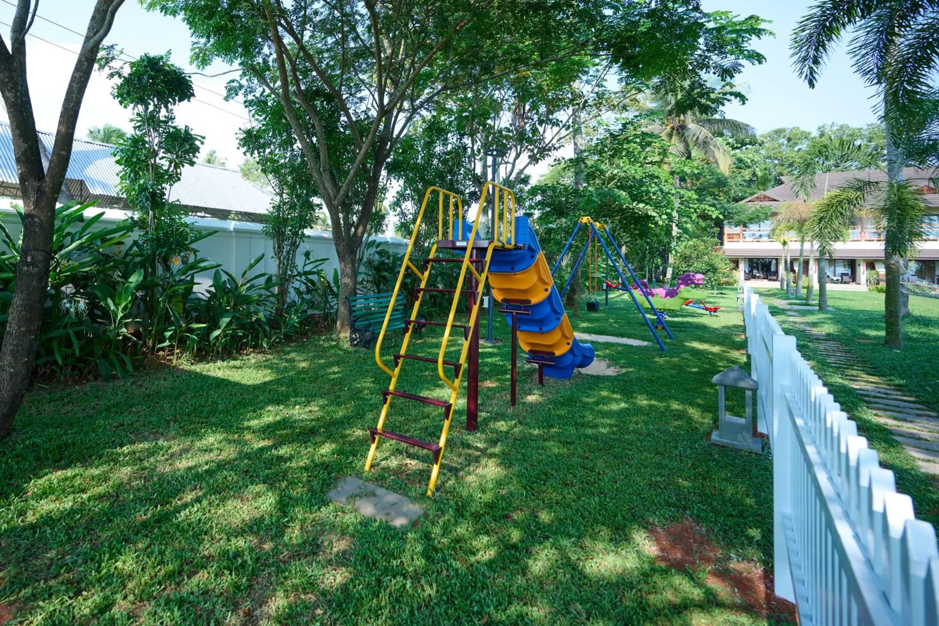 Children play ground in Gokulam Grand Resort & Spa, Kumarakom
