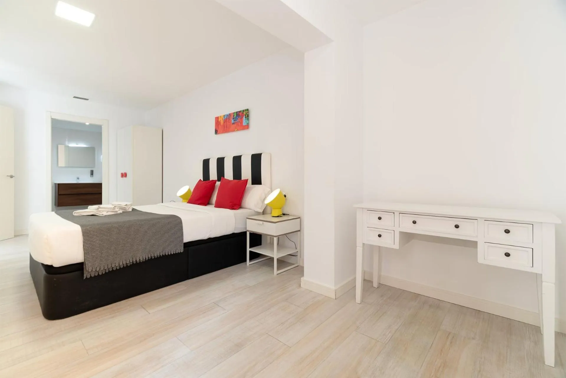 Bed in Castell Beach Aparthotel