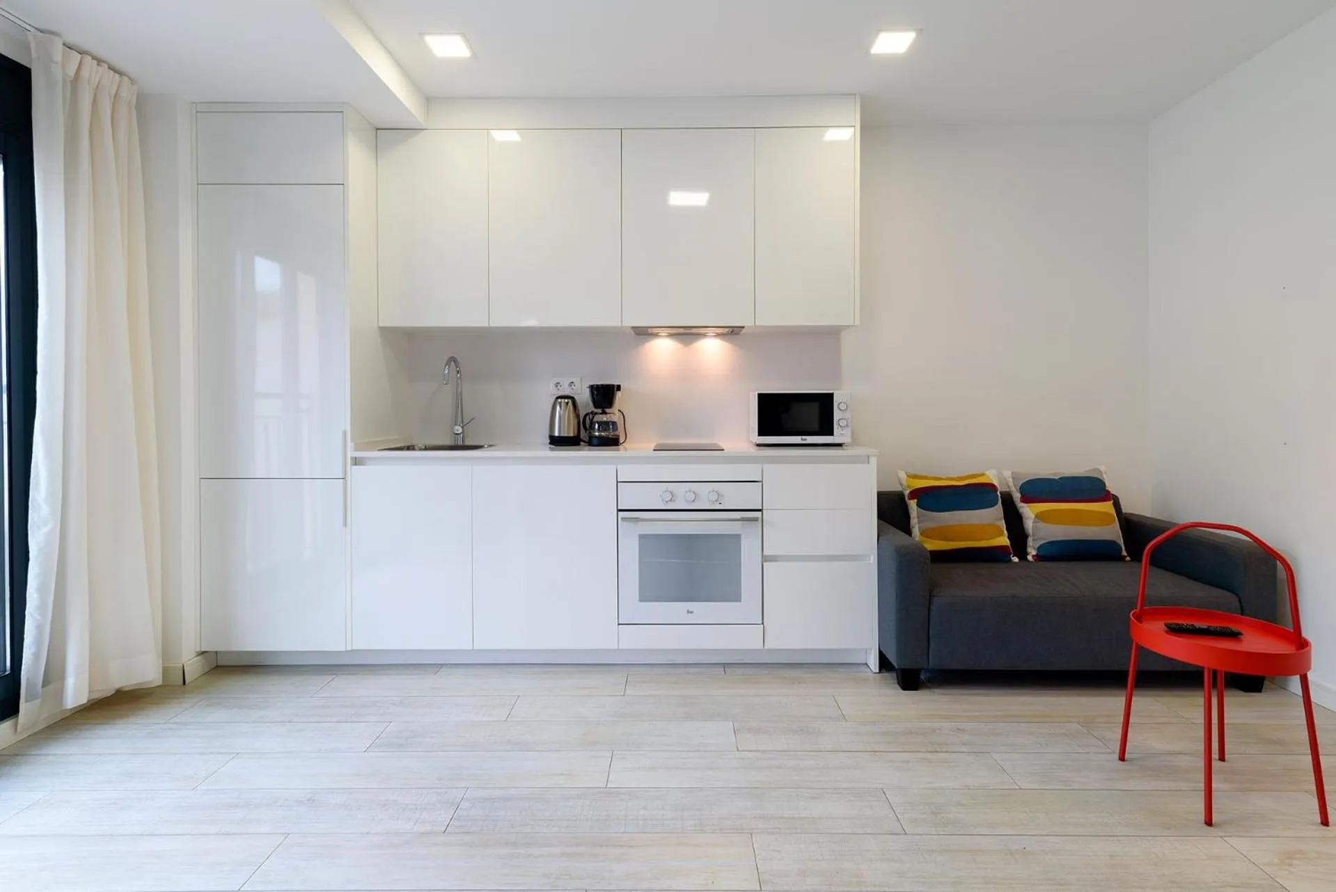 kitchen in Castell Beach Aparthotel