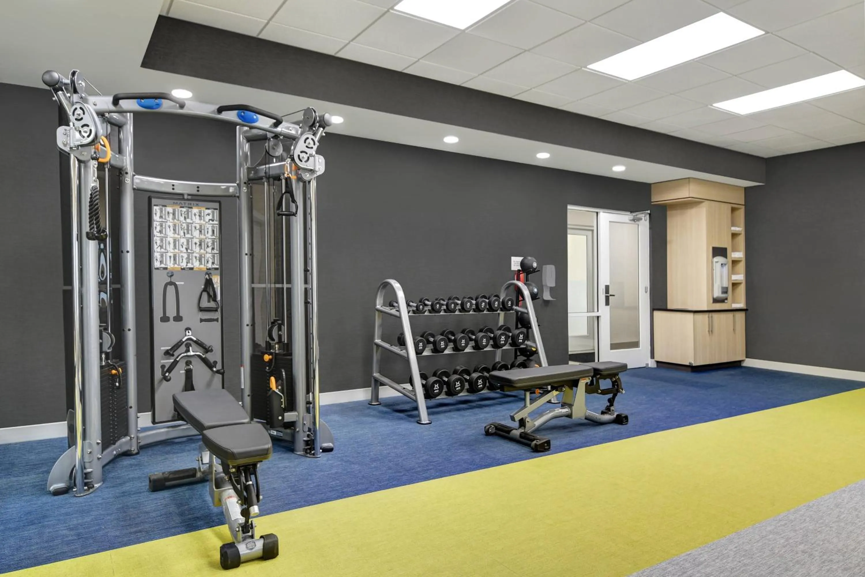 Fitness centre/facilities in TownePlace Suites by Marriott Sumter