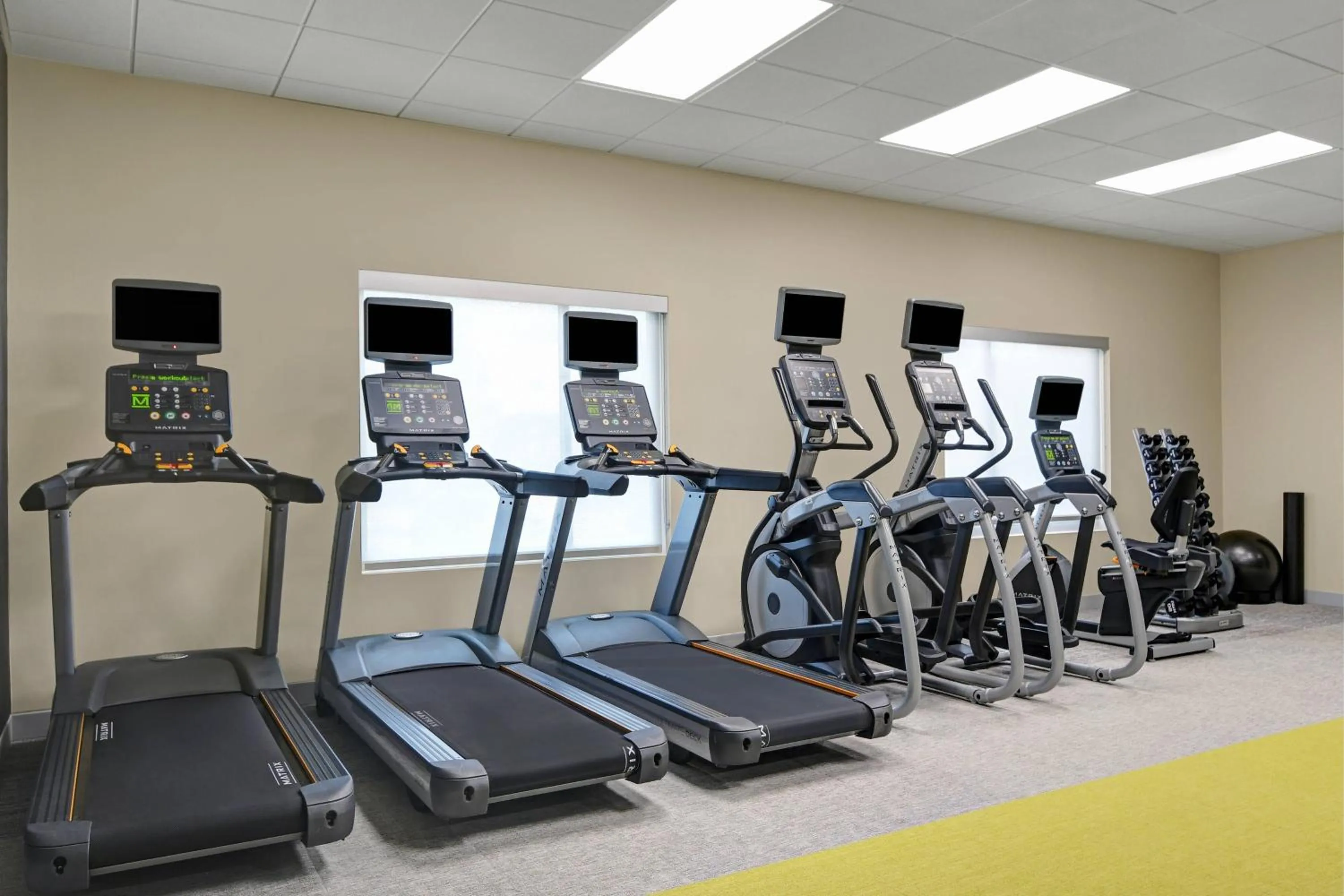 Fitness centre/facilities in TownePlace Suites by Marriott Sumter