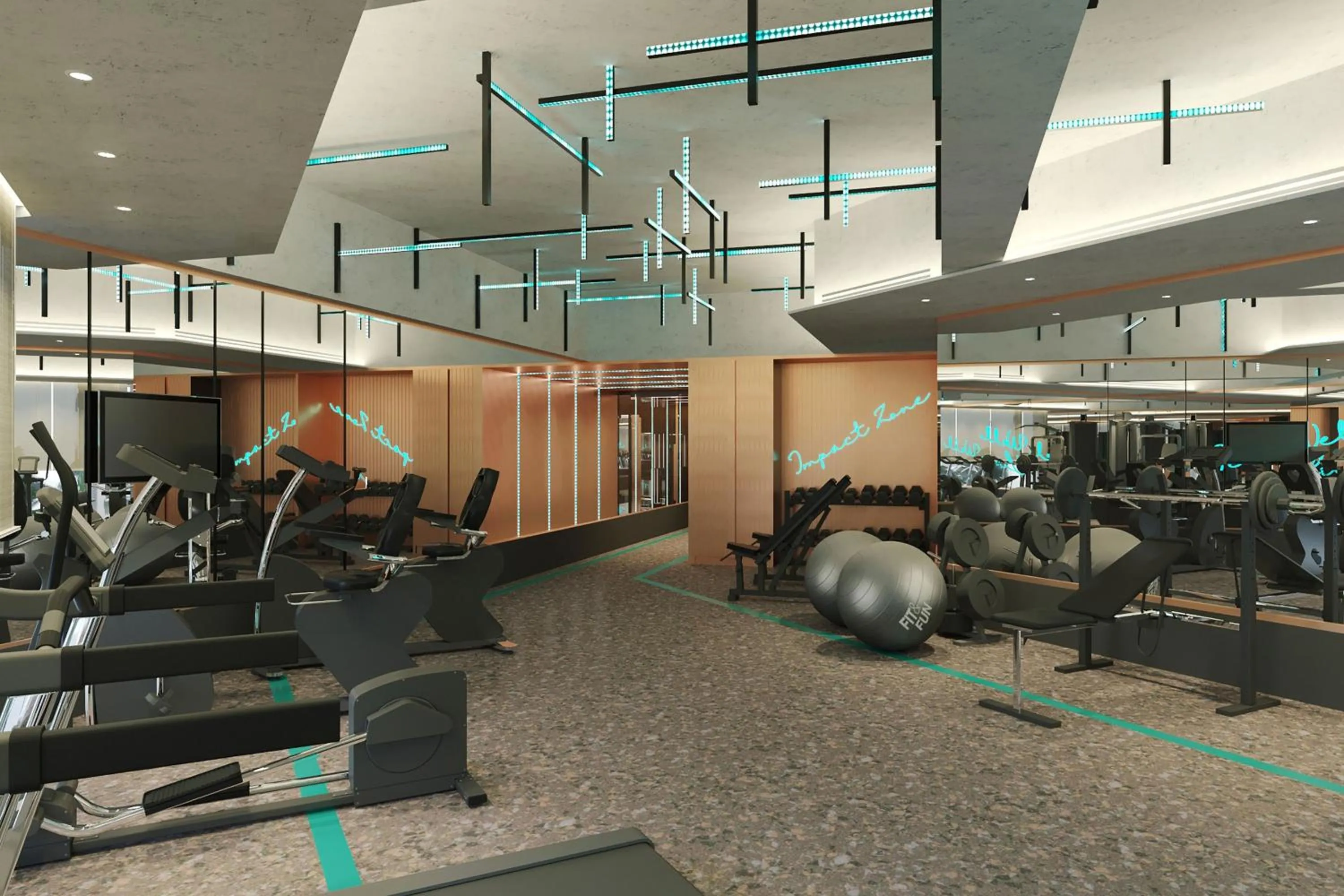 Fitness centre/facilities in Aloft Bali Kuta at Beachwalk