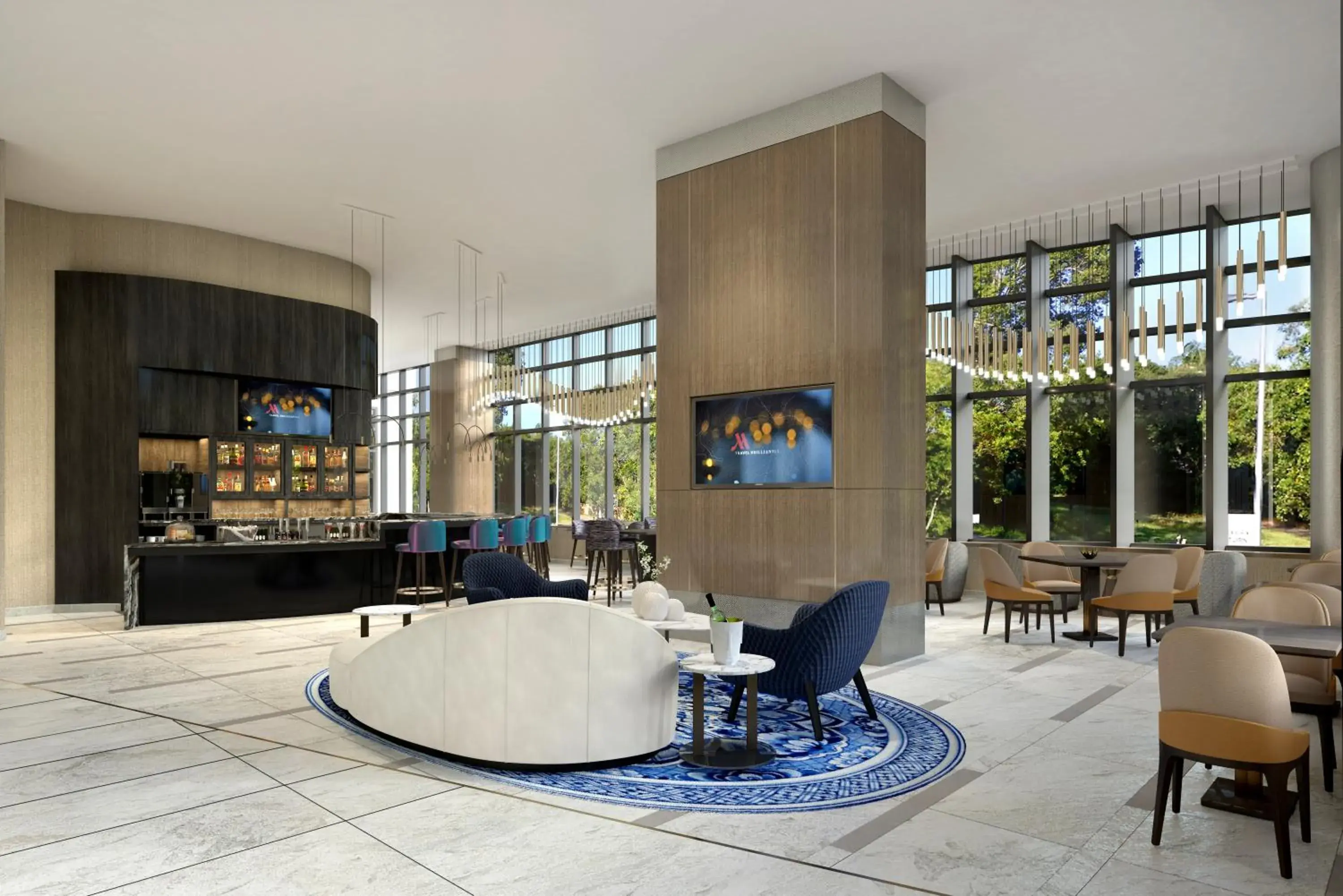 M Club level Guest room with 1 King bed in Marriott New York JFK Airport M Club level Guest room with 1 King bed in Marriott New York JFK Airport