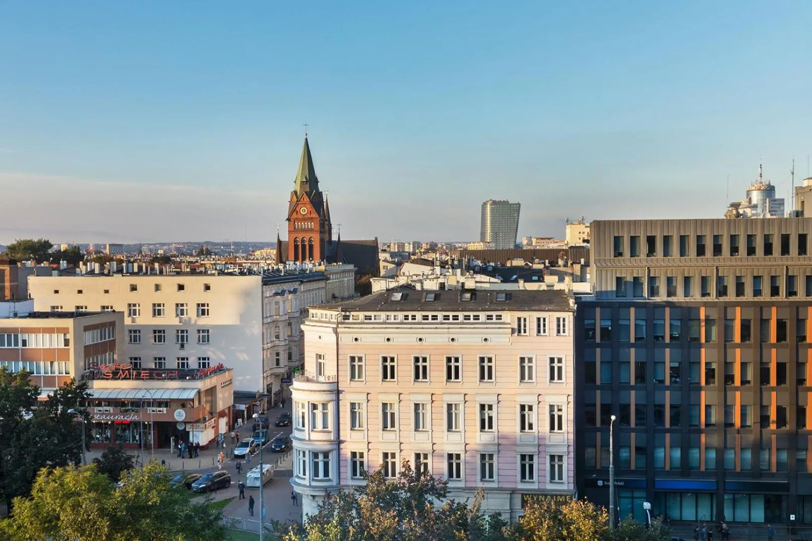 City view in Courtyard by Marriott Szczecin City
