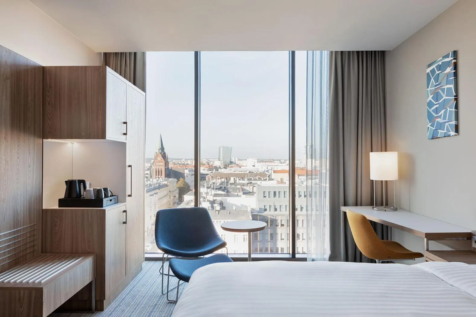 View (from property/room), Bed in Courtyard by Marriott Szczecin City