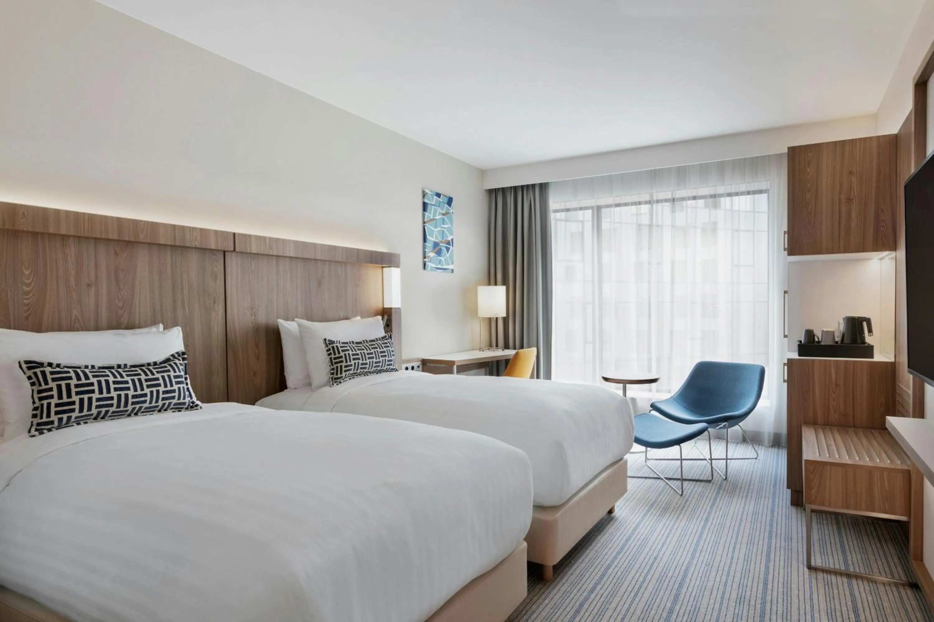 Bedroom, Bed in Courtyard by Marriott Szczecin City