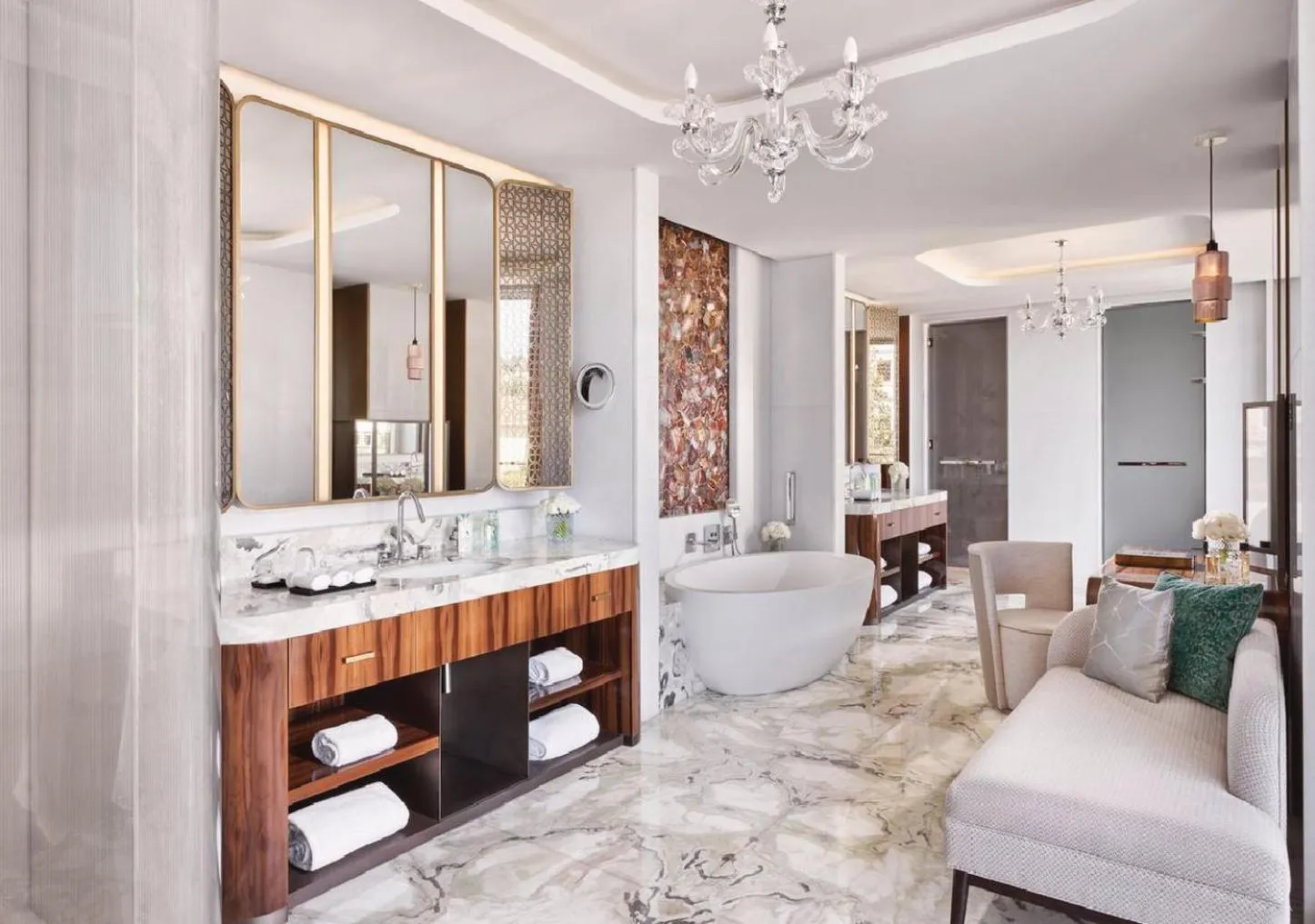 Bathroom in Mandarin Oriental Bosphorus, Istanbul