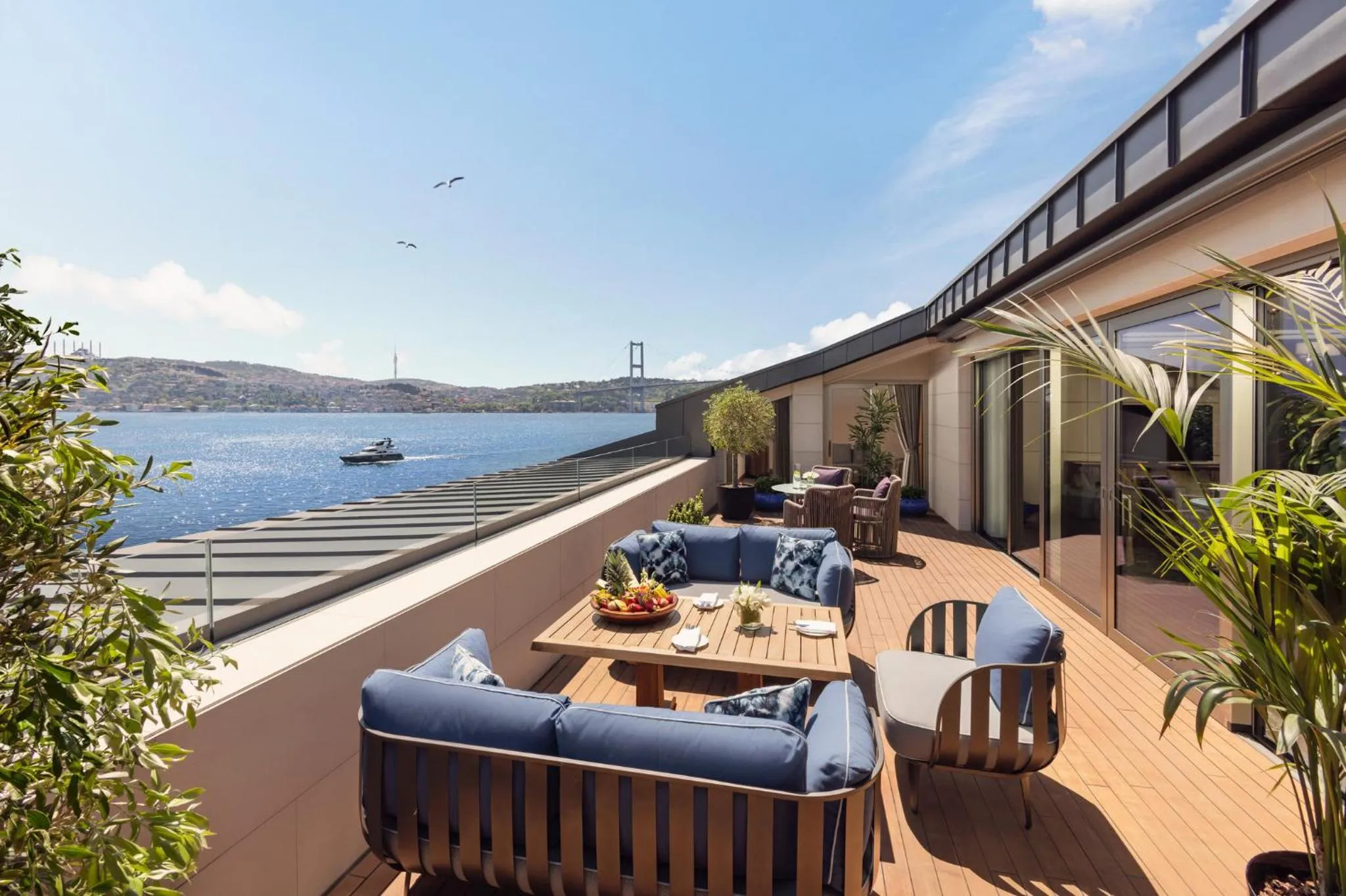 Balcony/Terrace in Mandarin Oriental Bosphorus, Istanbul