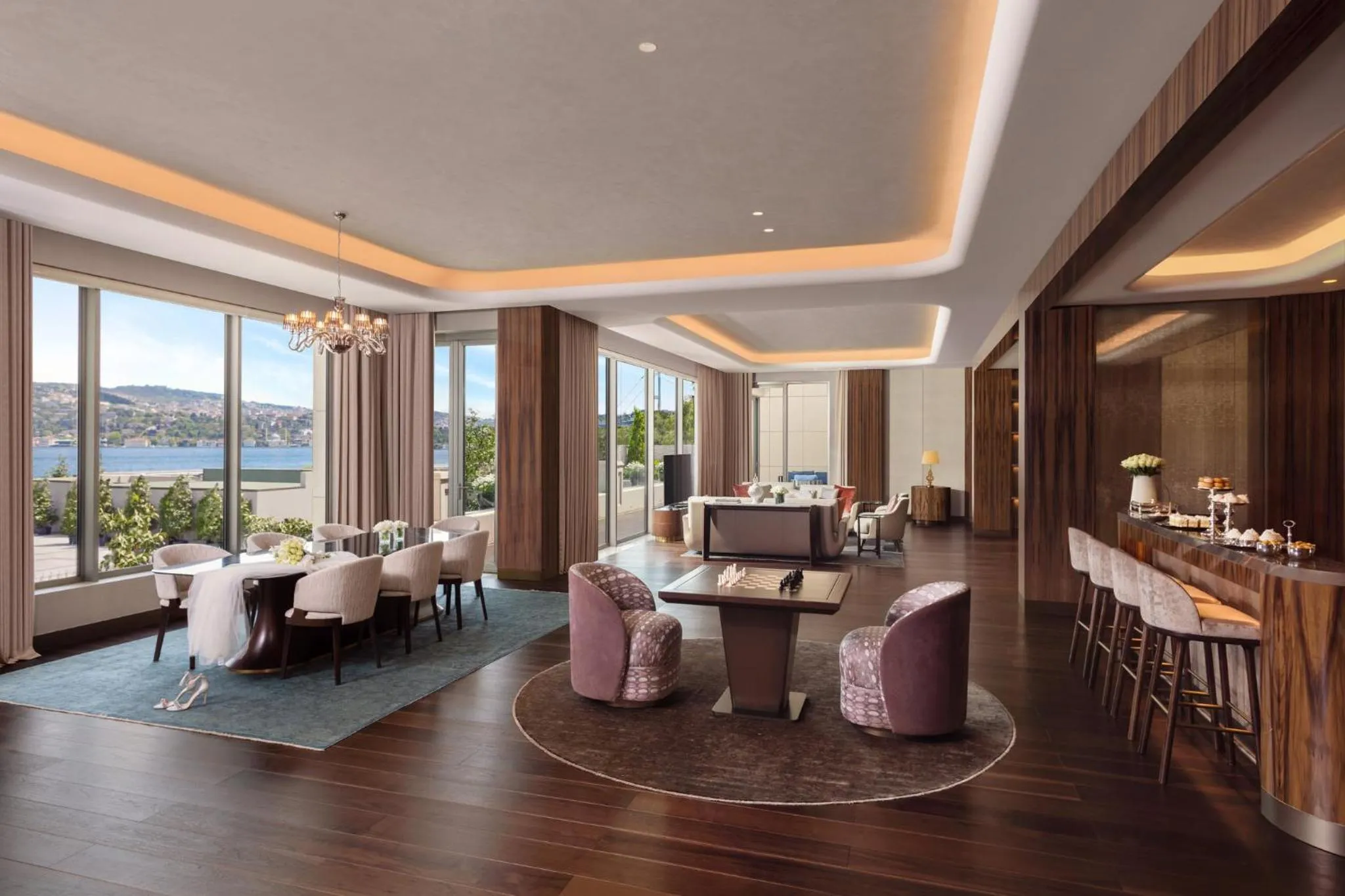 Living room in Mandarin Oriental Bosphorus, Istanbul