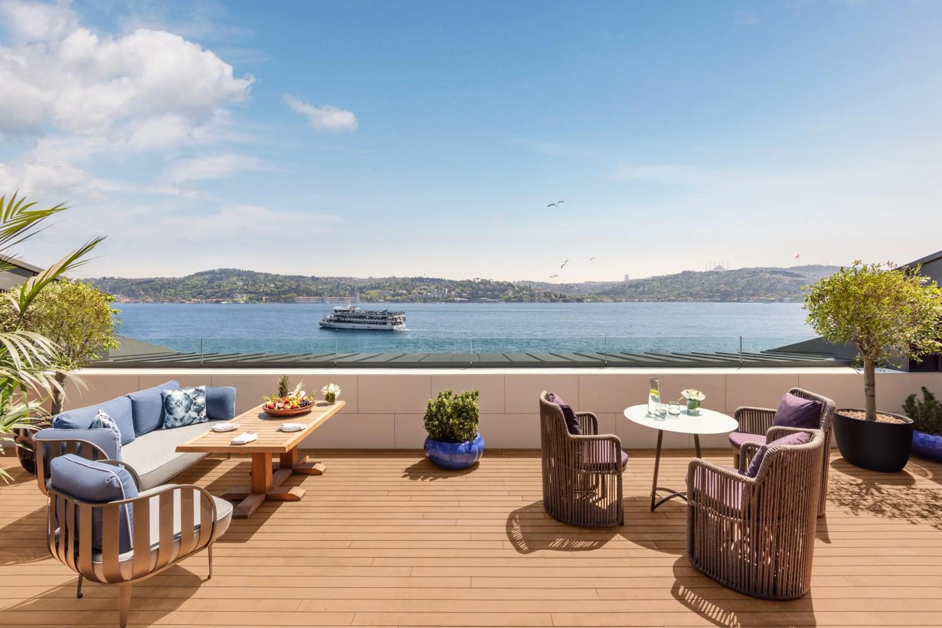 Balcony/Terrace in Mandarin Oriental Bosphorus, Istanbul