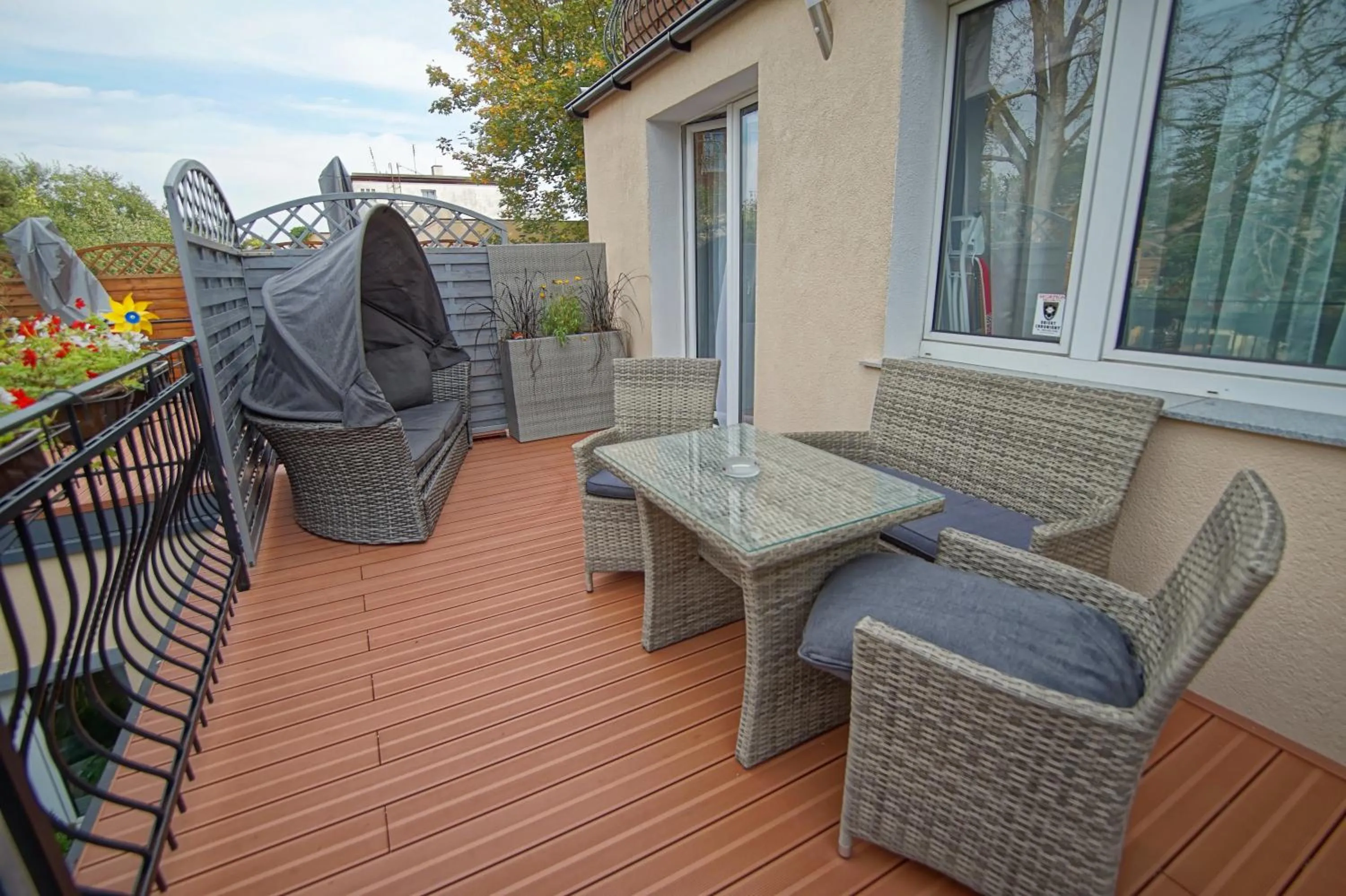 Balcony/Terrace in Willa Weneda