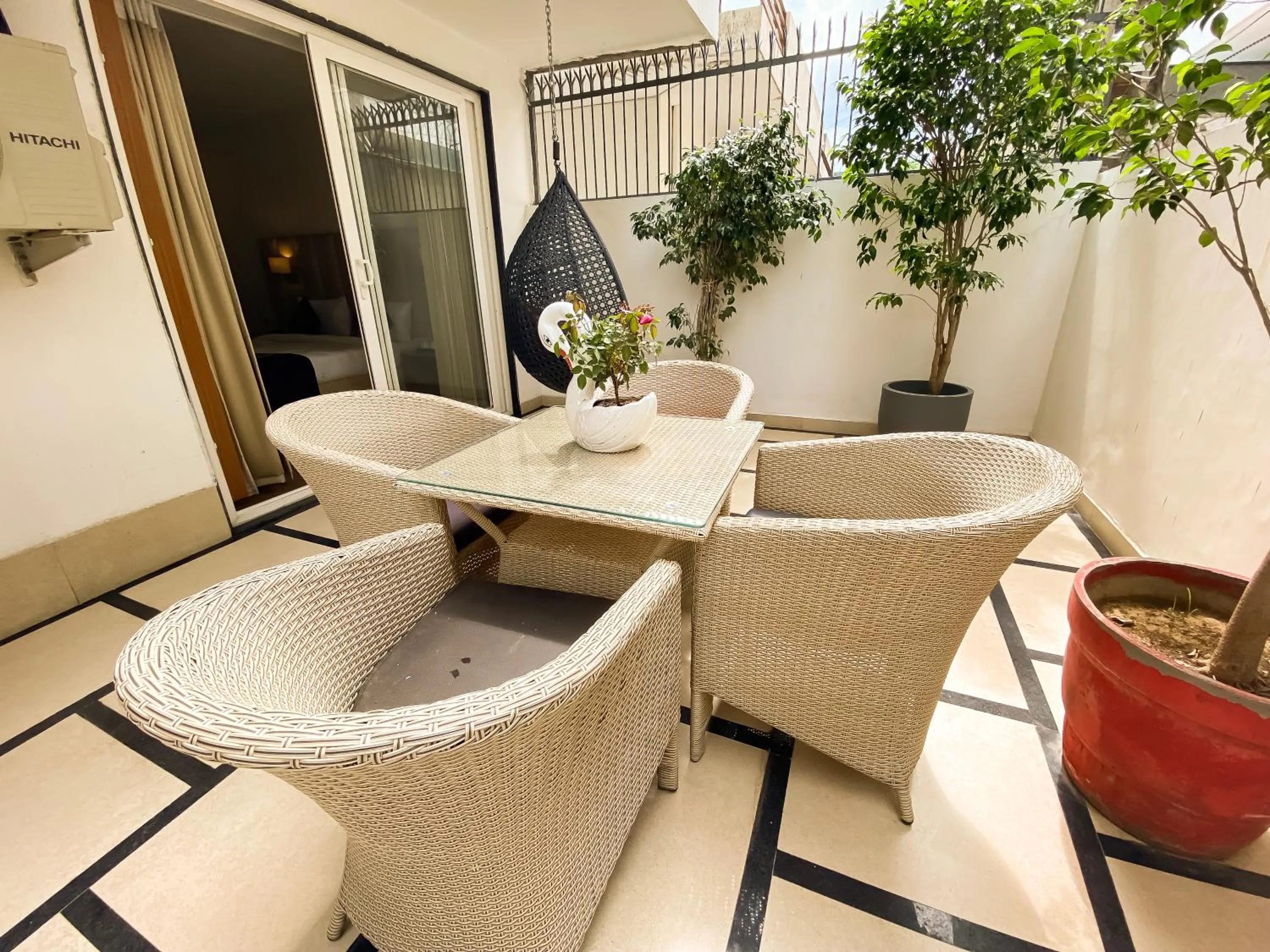 Balcony/Terrace in Sky Suites Huda City Center