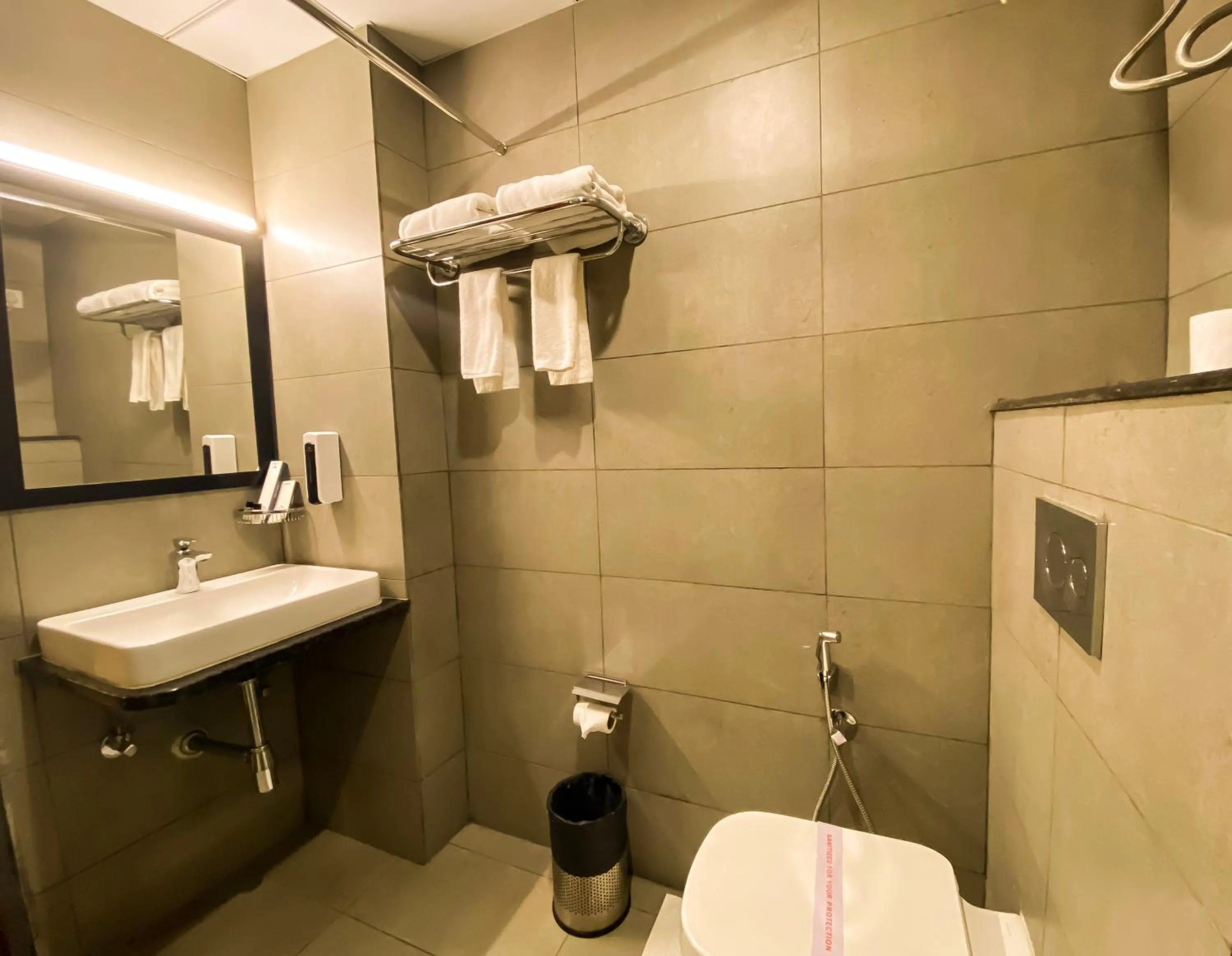Bathroom in Sky Suites Huda City Center