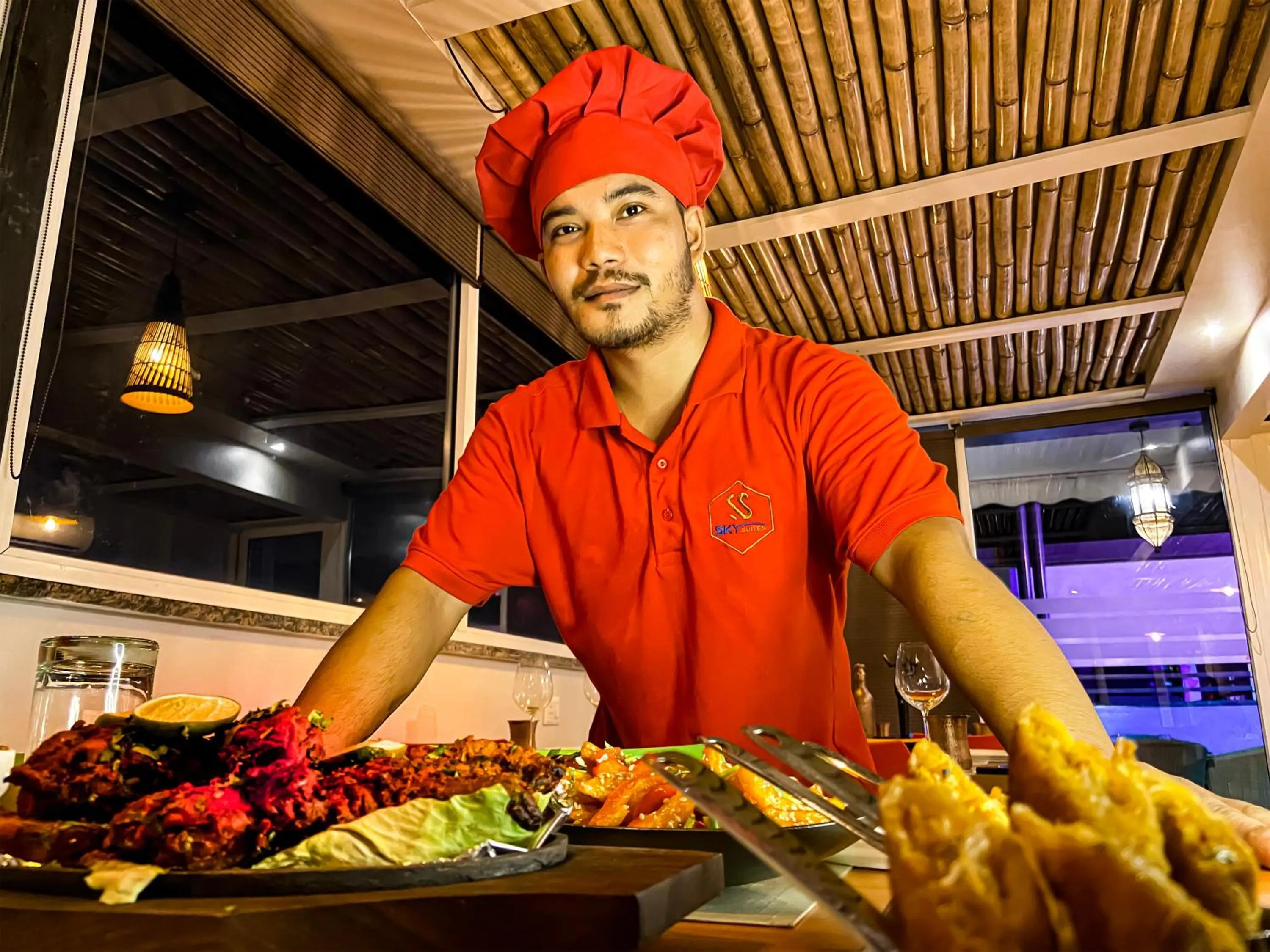 Food in Sky Suites Huda City Center