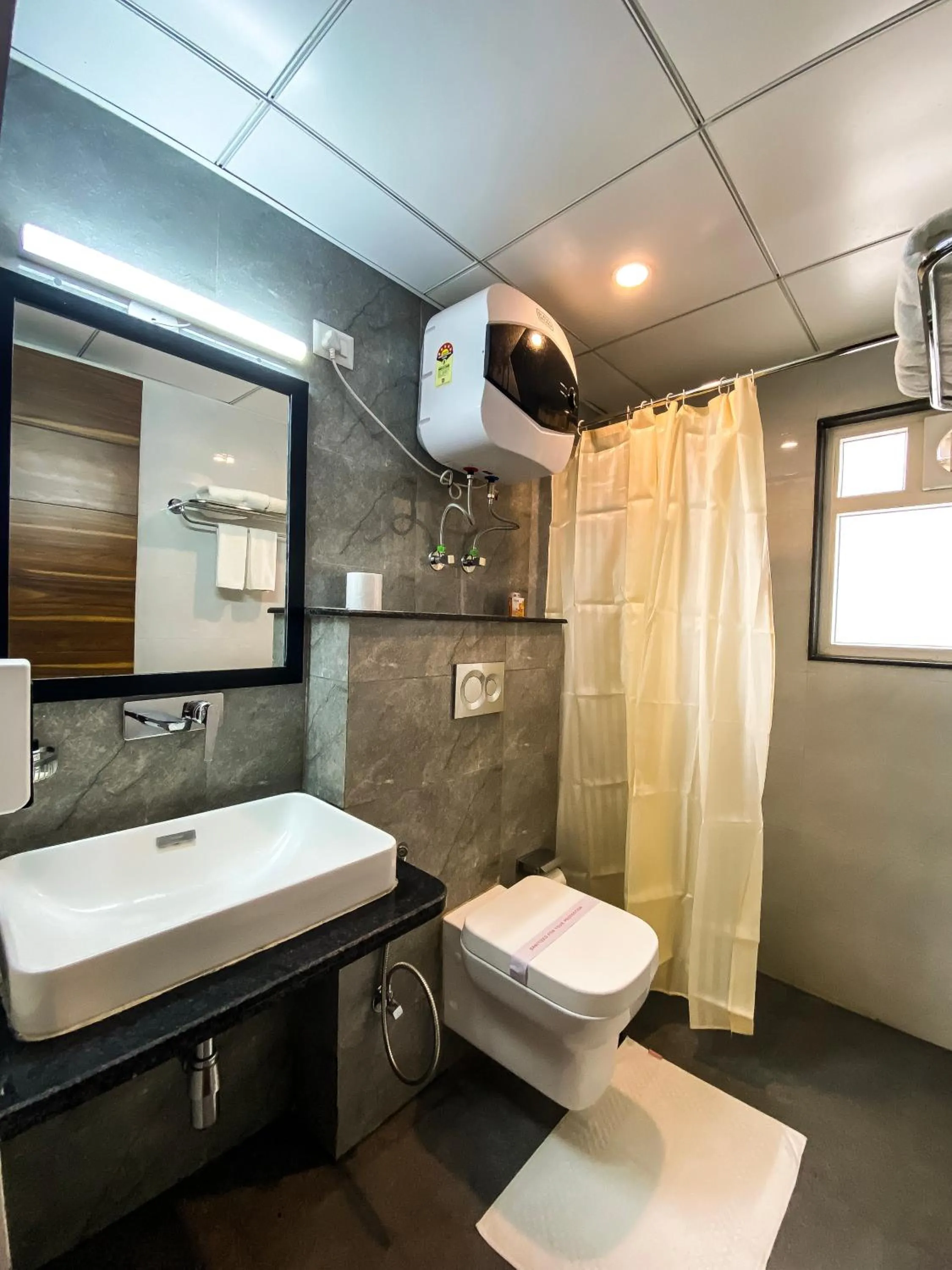 Bathroom in Sky Suites Huda City Center