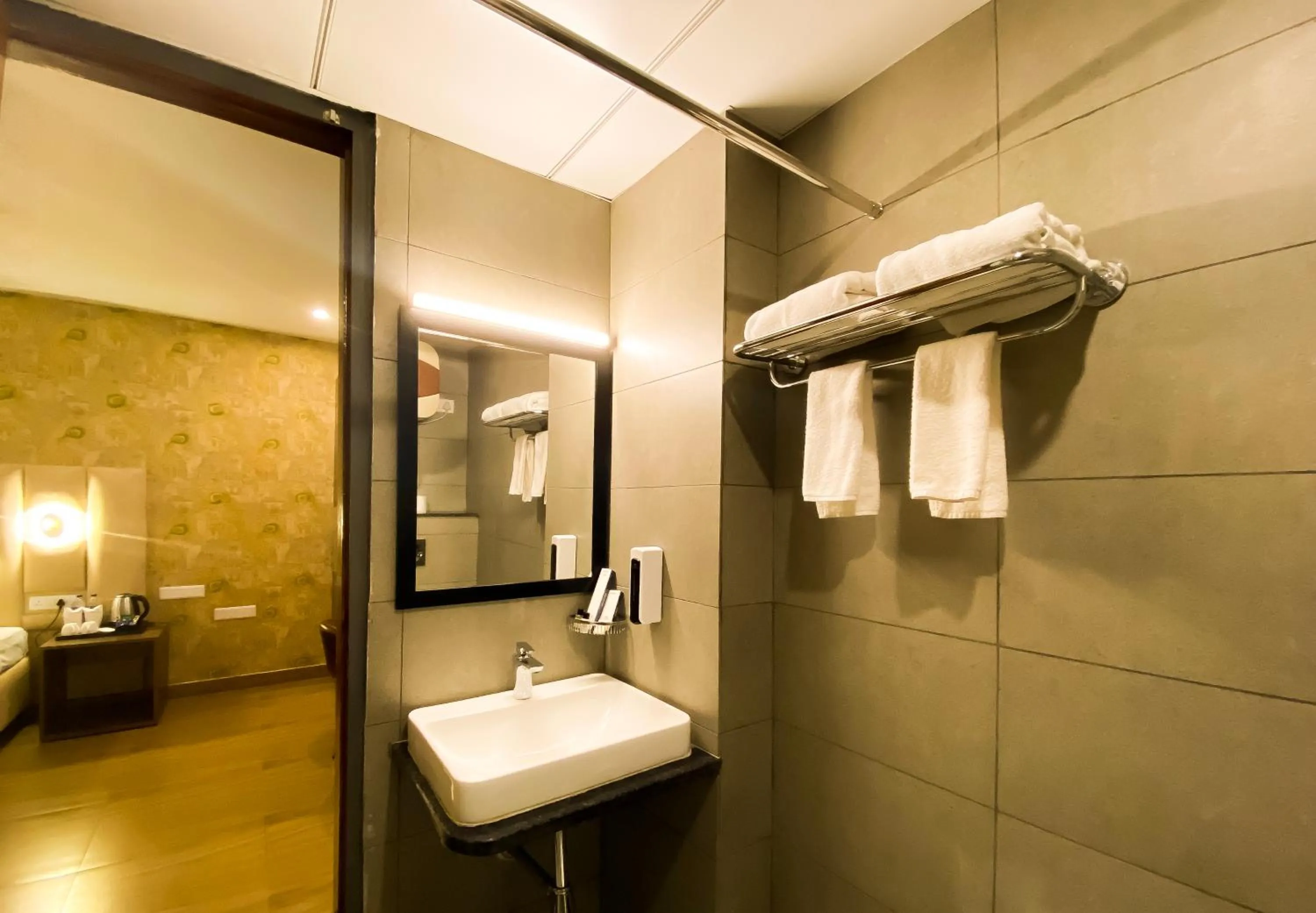 Bathroom in Sky Suites Huda City Center