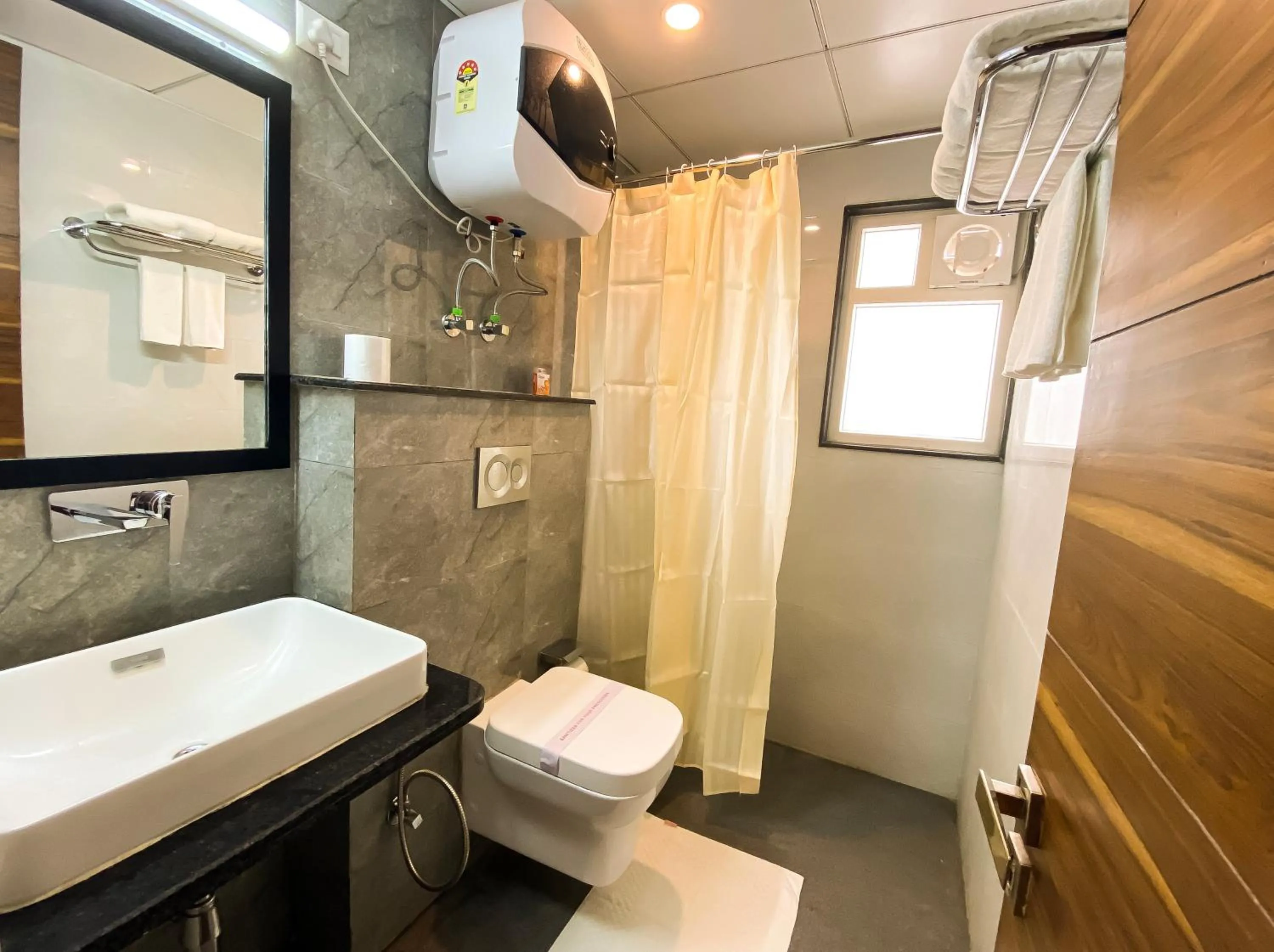 Bathroom in Sky Suites Huda City Center