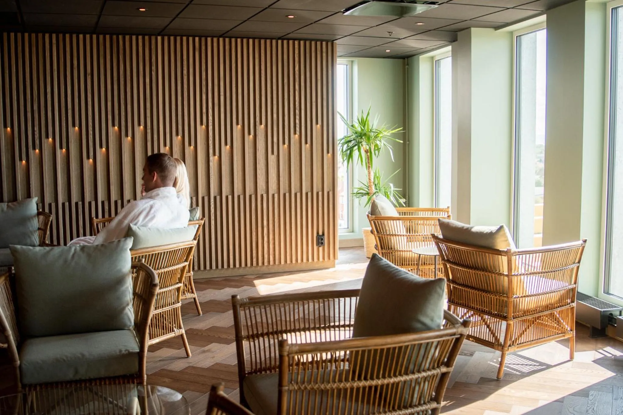 Seating area in ProfilHotels Halmstad Plaza