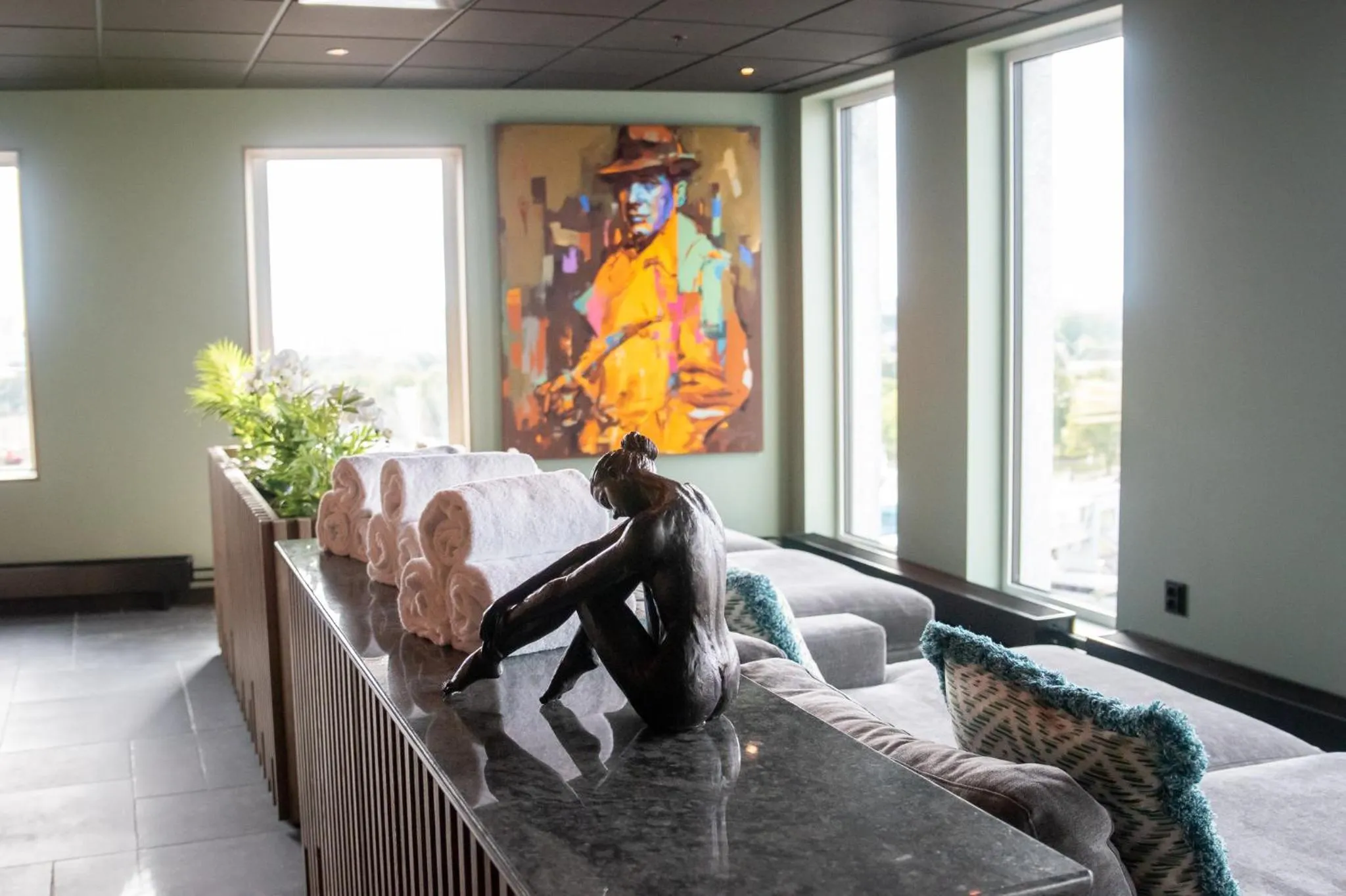 Decorative detail in ProfilHotels Halmstad Plaza